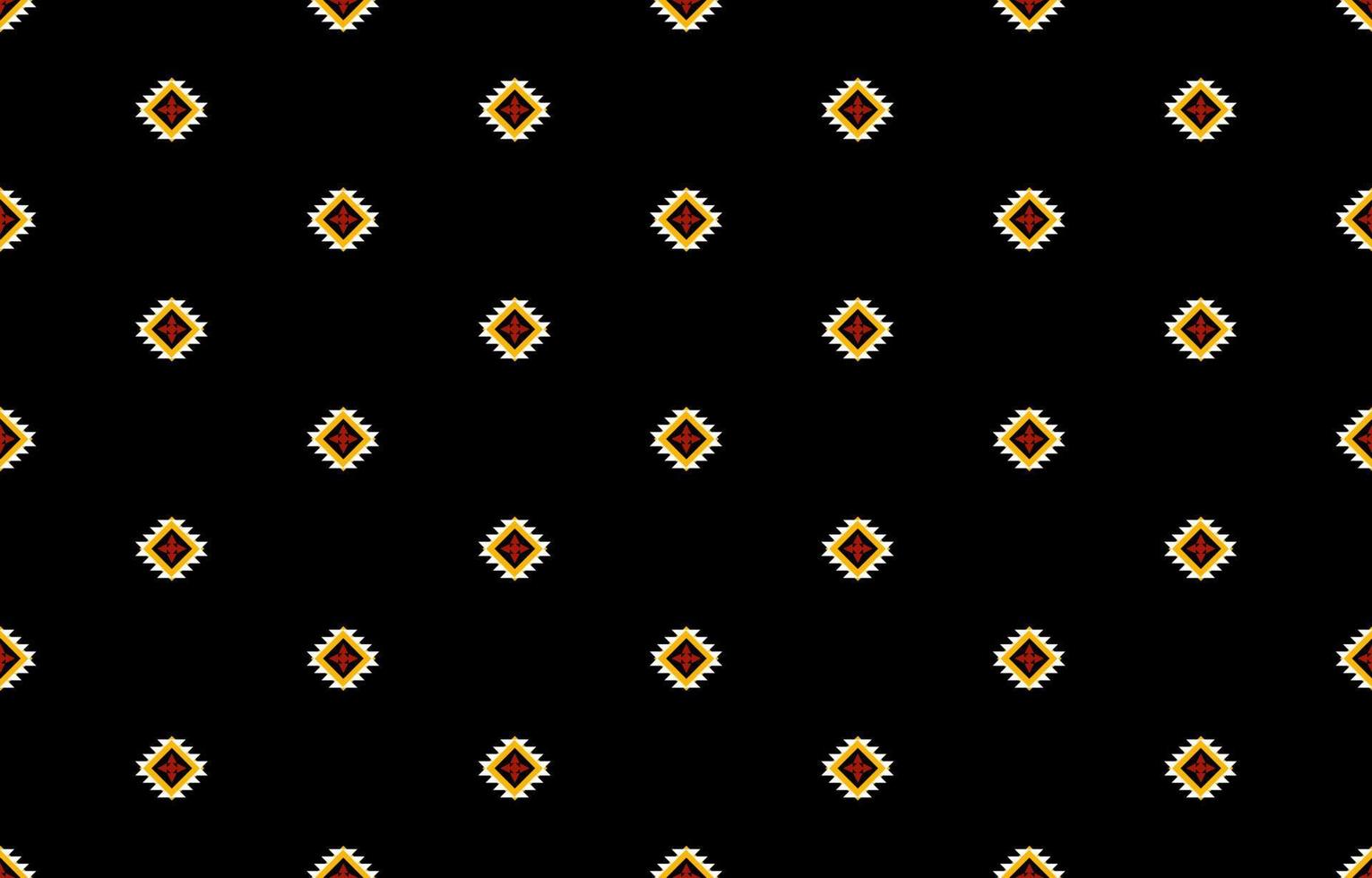 design tradicional de padrão geométrico étnico sem costura para fundo, ilustração, papel de parede, tecido, roupas, batik, tapete, embrulho, bordado vetor