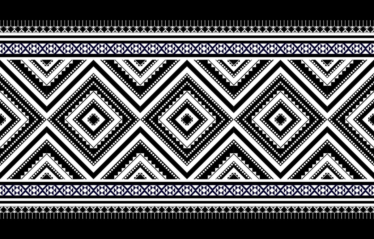 padrão étnico geométrico tribal tradicional. design para plano de fundo, ilustração, papel de parede, tecido, textura, batik, tapete, vestuário, bordado vetor