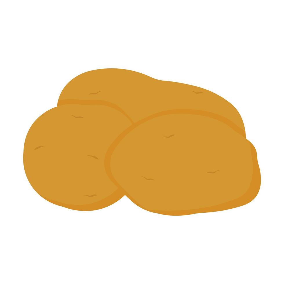 batatas desenhadas à mão vector clipart ilustração de desenhos animados vegetais