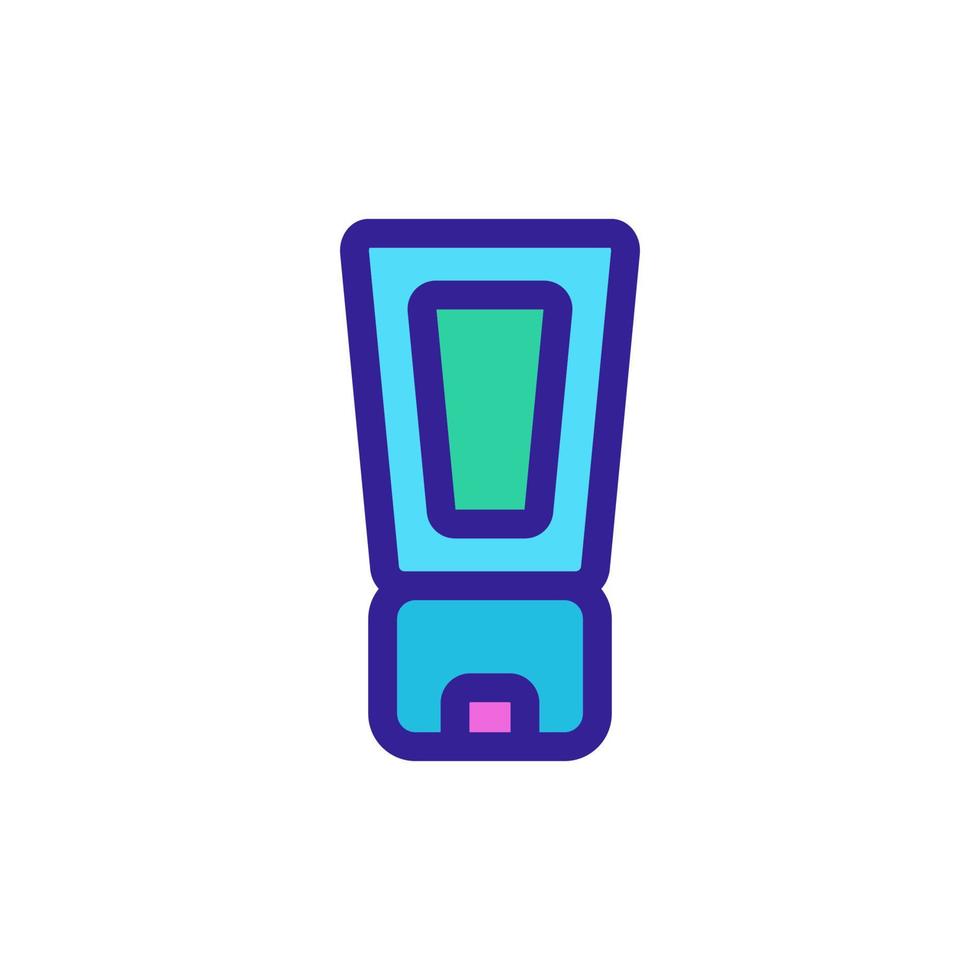 vetor de ícone de creme hidratante. ilustração de símbolo de contorno isolado