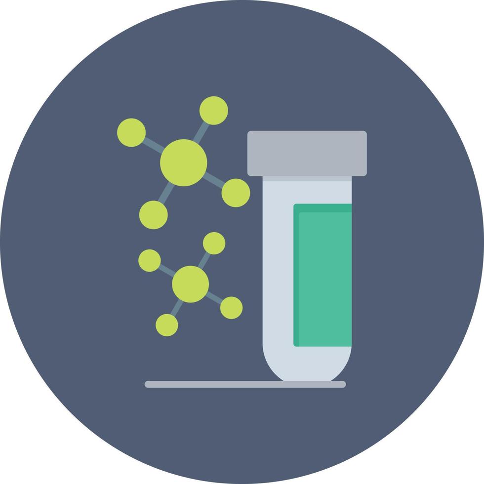 química círculo plano multicolorido vetor