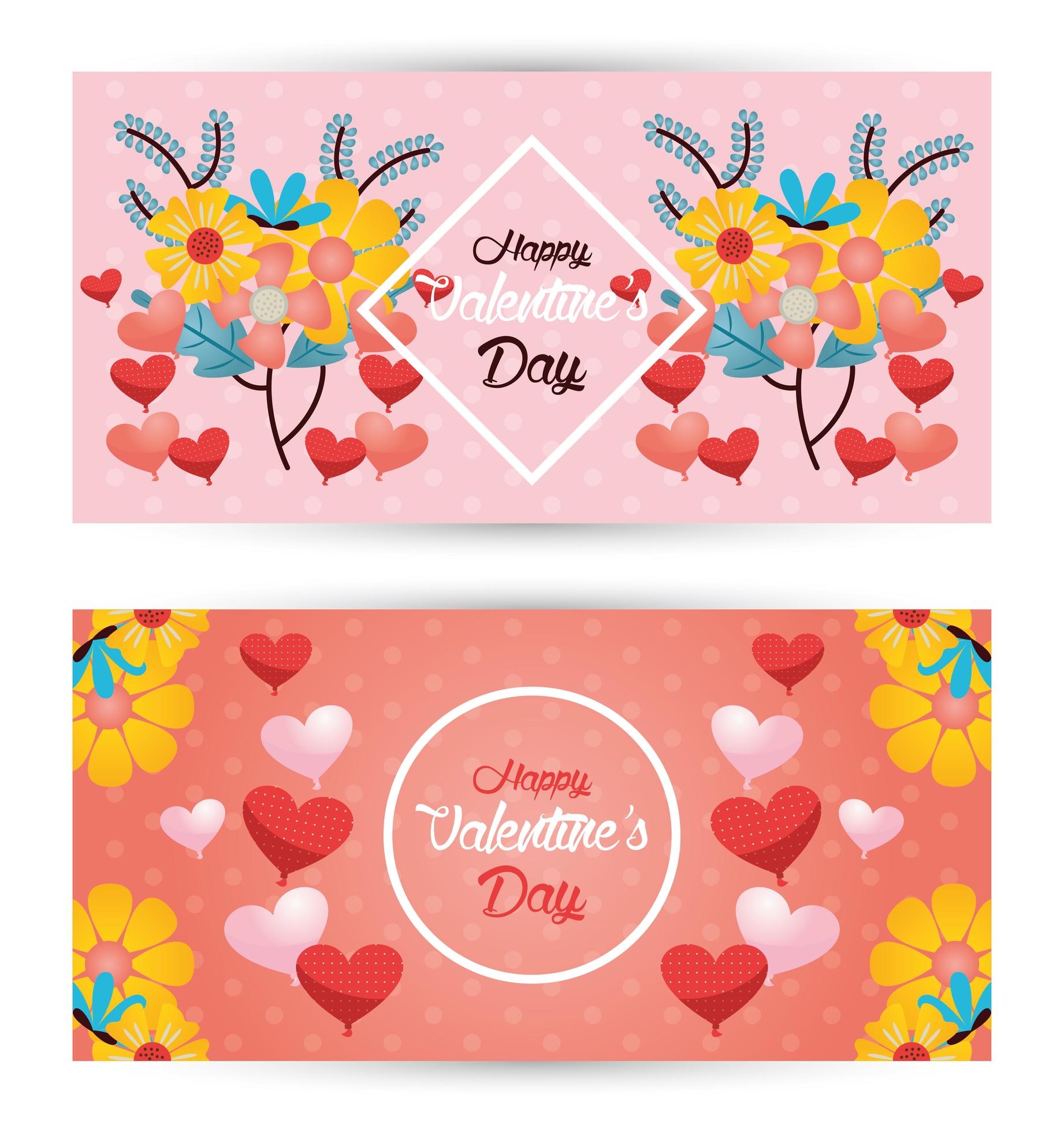 cartões de conjunto feliz dia dos namorados vetor