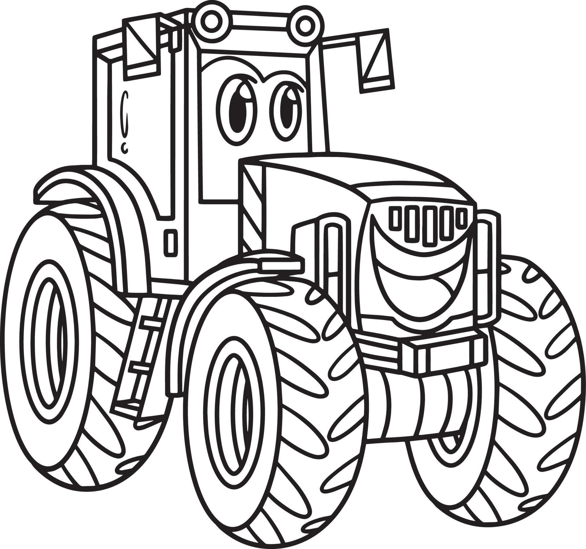 Desenho e Imagem Trator Agricultor para Colorir e Imprimir Grátis para  Adultos e Crianças 