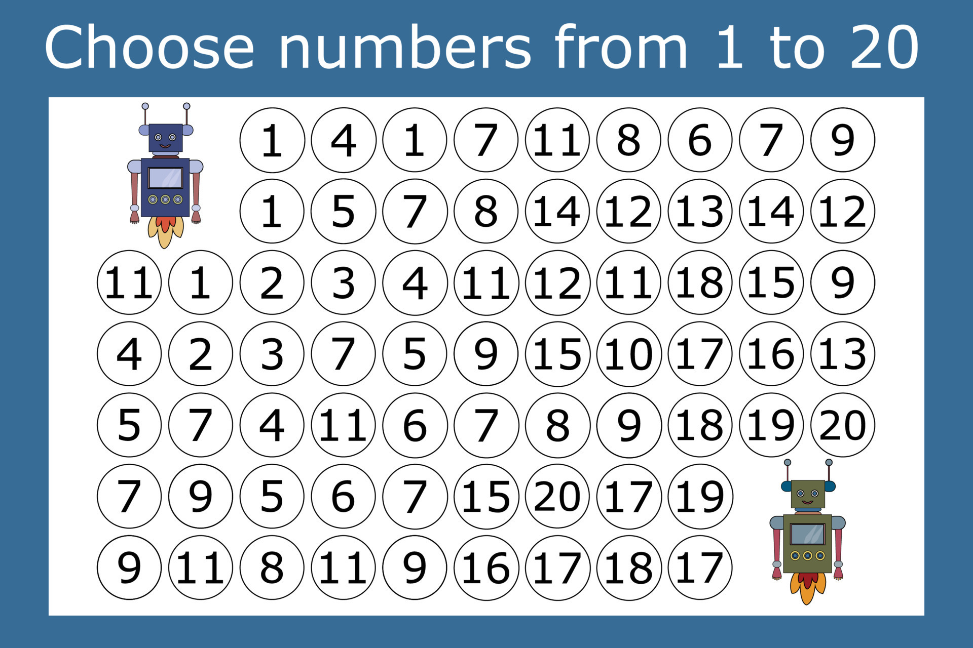 numerar múltiplos de 1 a 10 para criar planilhas e jogos. tabuada para  aprender o fato da multiplicação. pule a atividade de contagem de matemática  para crianças. imagens educacionais 11885072 Vetor no Vecteezy