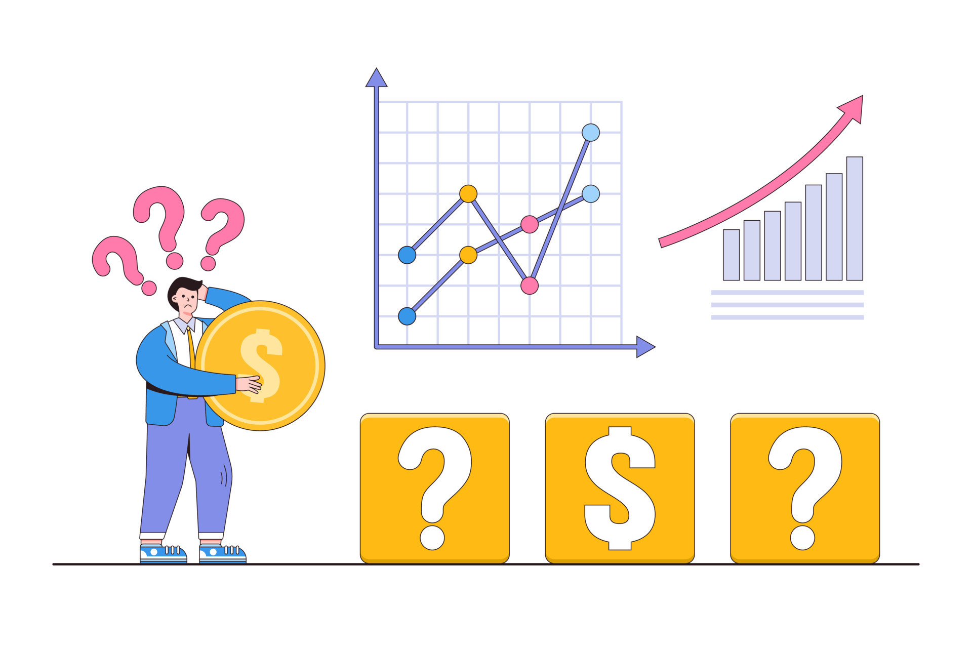 Ganhe Dinheiro Ou Faça Investimentos De Lucro, Dinheiro Ou Empréstimo Fácil,  Profissional De Investimento Ou Especialista, Gestão De Patrimônio Ou  Conceito De Investidor De Sucesso, Rico Empresário Detém Pilha De Notas De