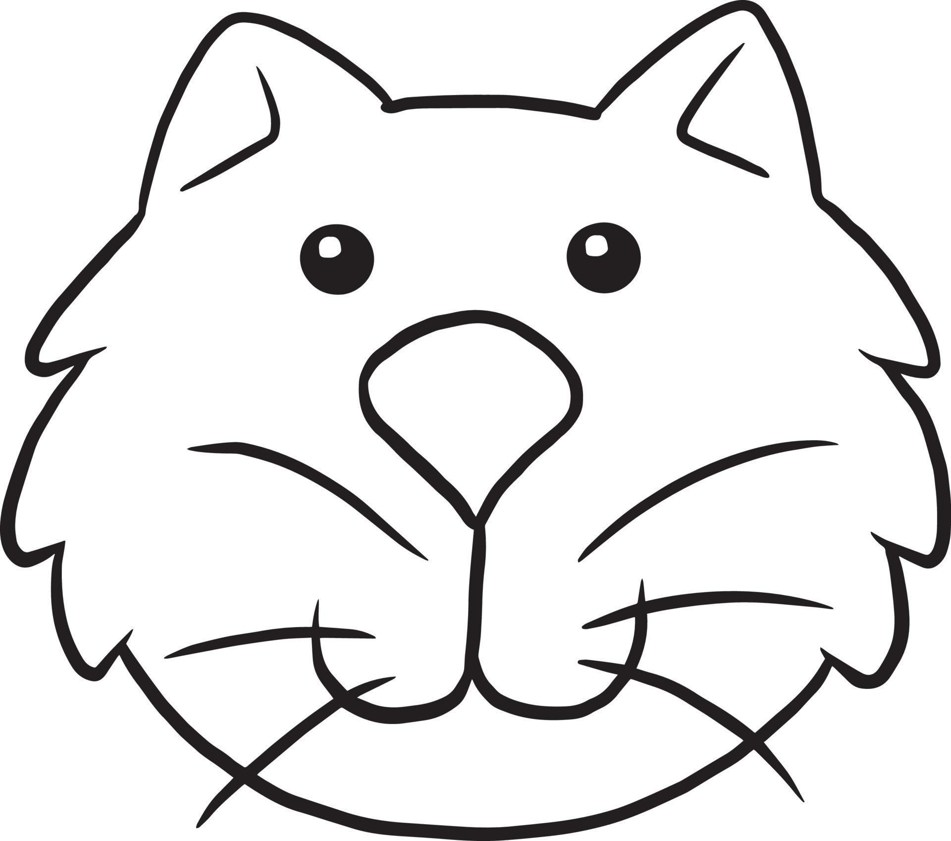 Desenho animado gato animal fofo doodle kawaii anime página para colorir  ilustração fofa personagem de clip art