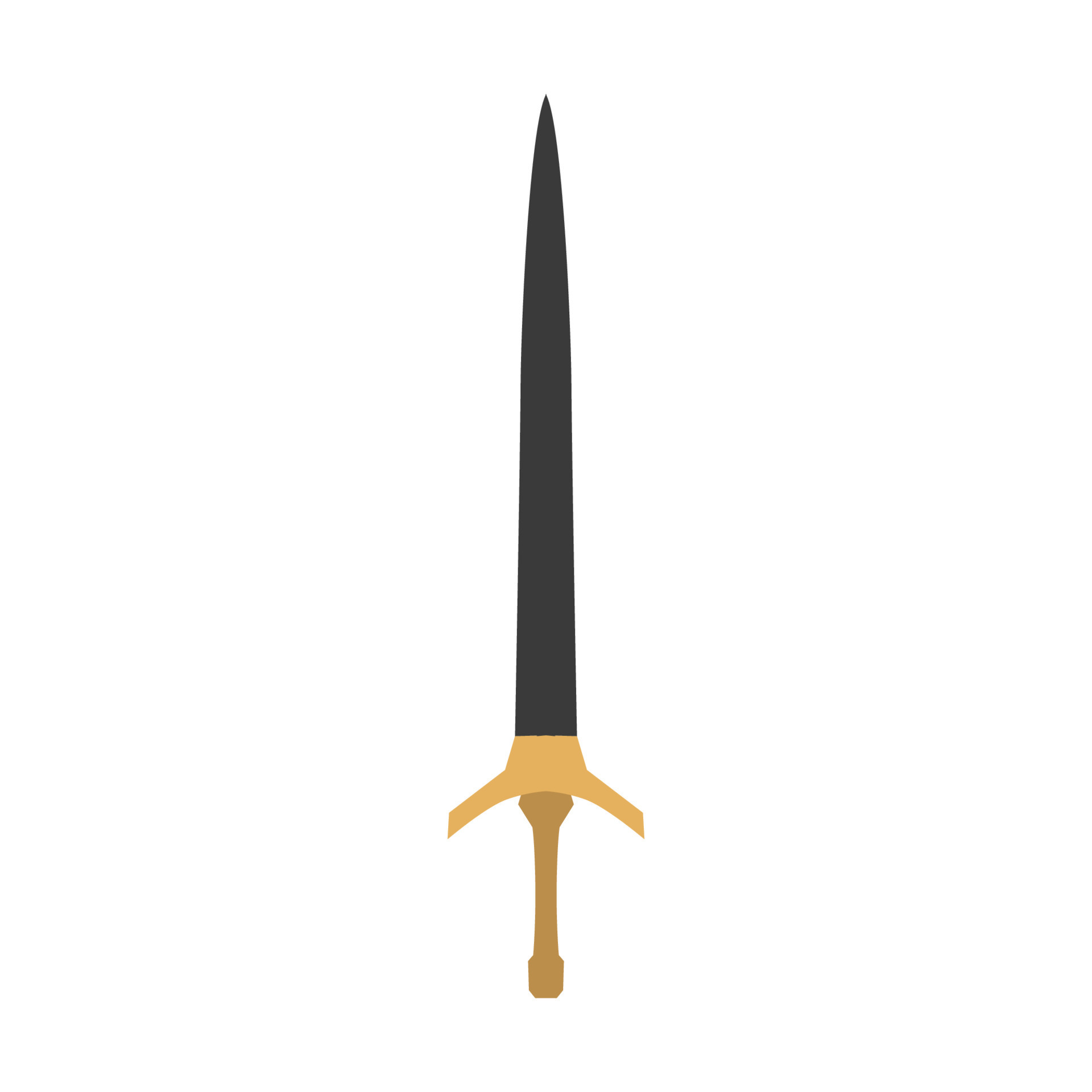 espada de aço e arma de fantasia medieval afiada. guerra símbolo