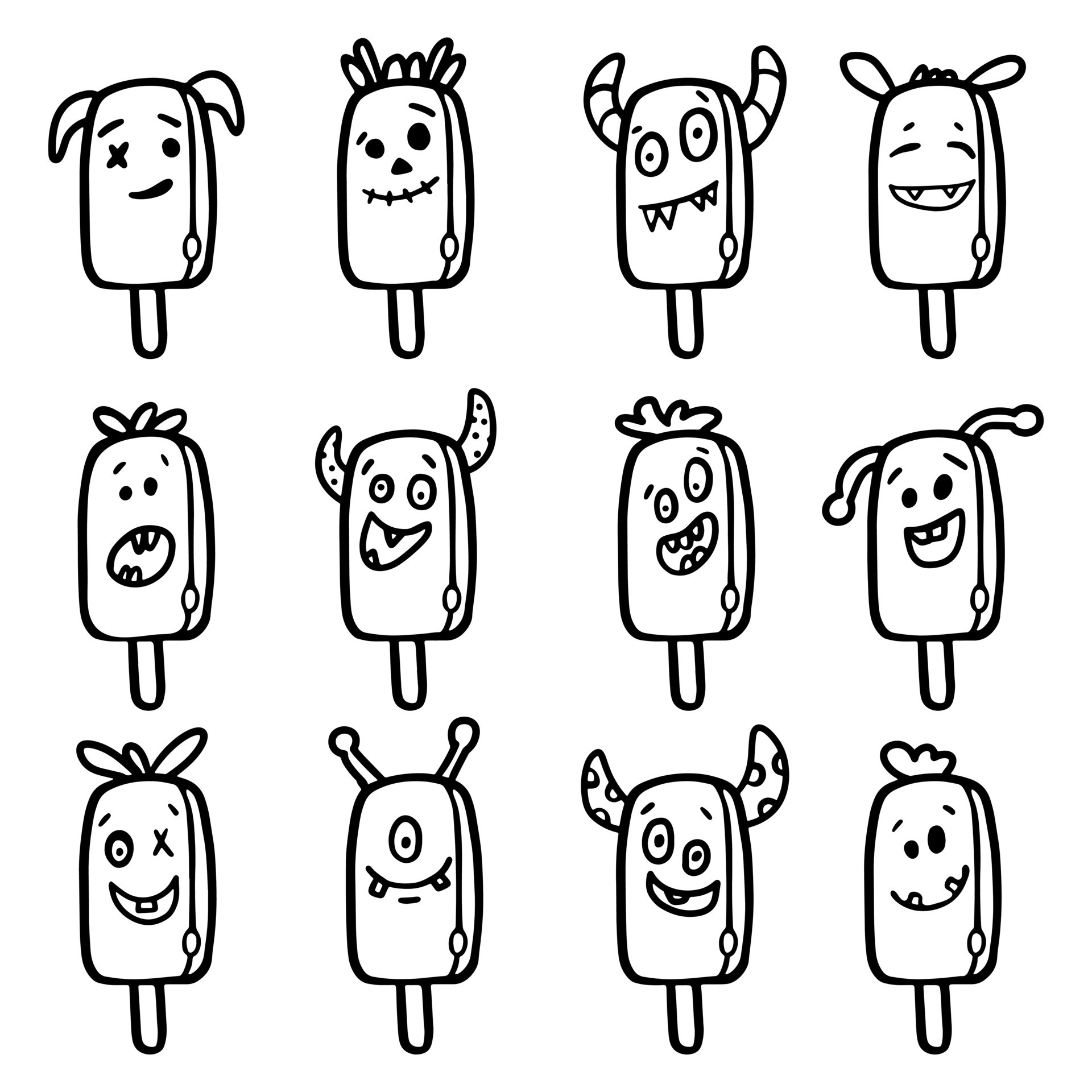 174 Desenhos Kawaii para Colorir e Imprimir - Colorir Tudo