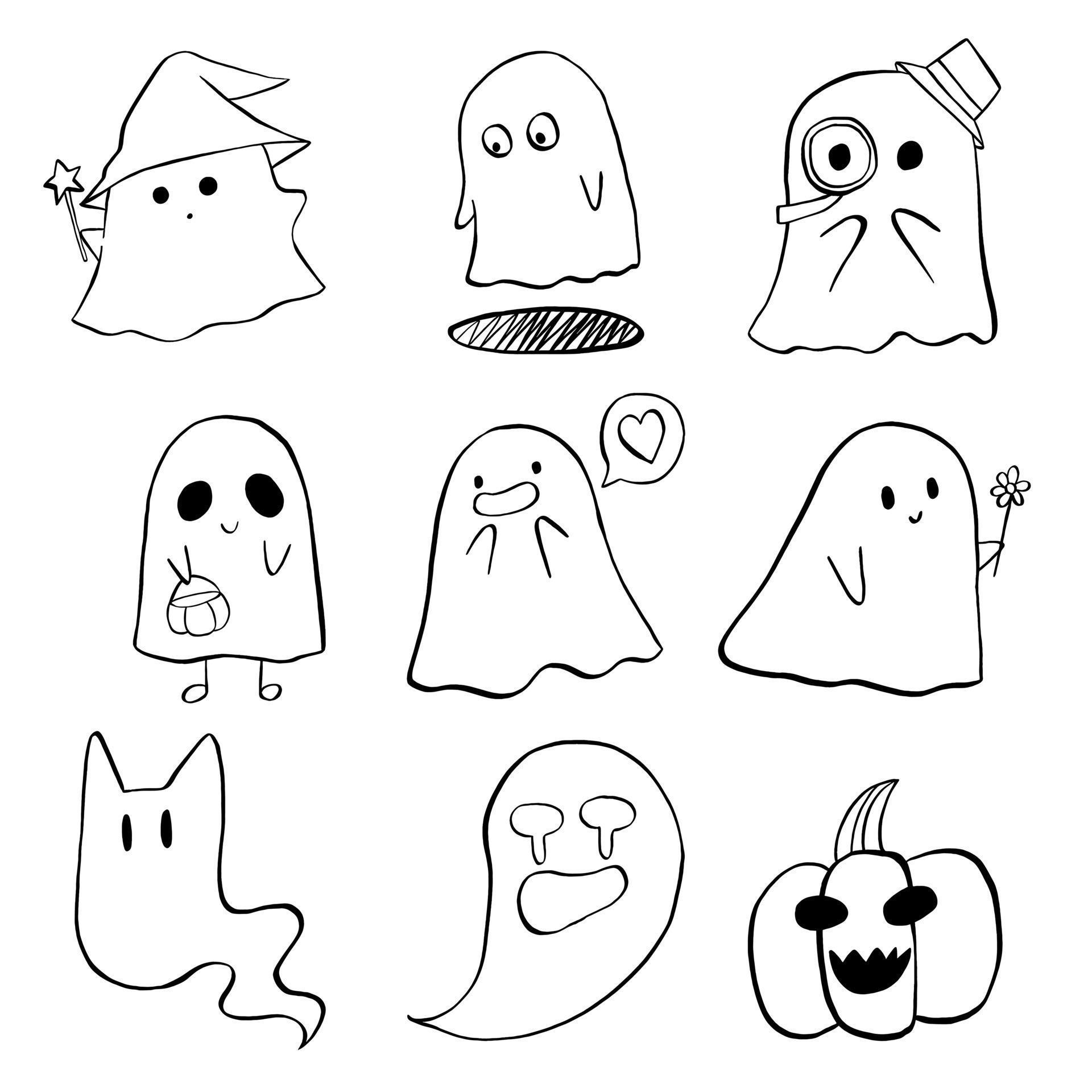 Fantasma para desenhar