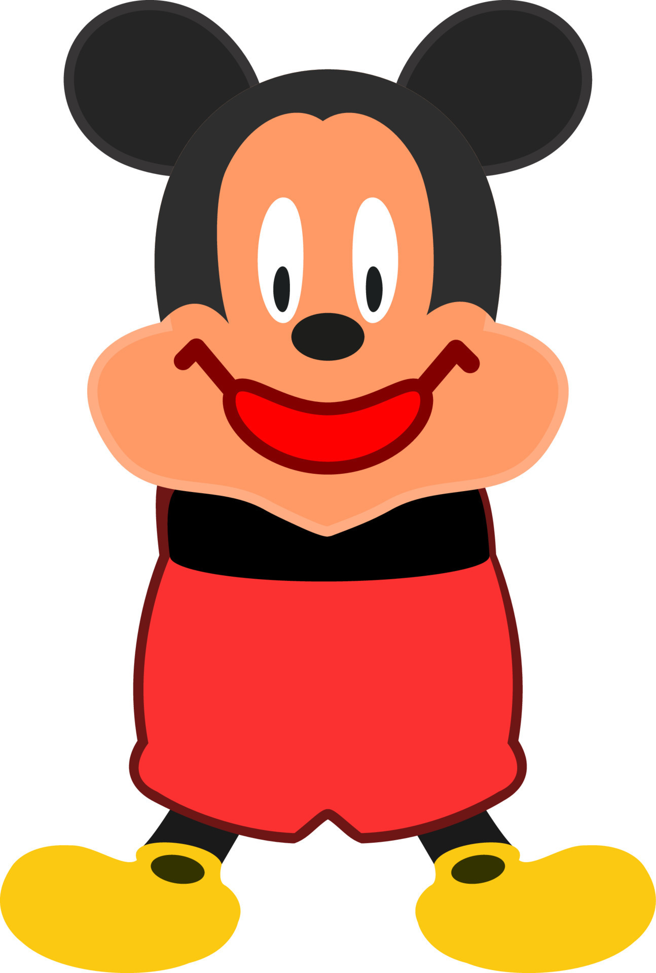 COMO DESENHAR O MICKEY MOUSE  Passo a Passo Simples e Fácil 