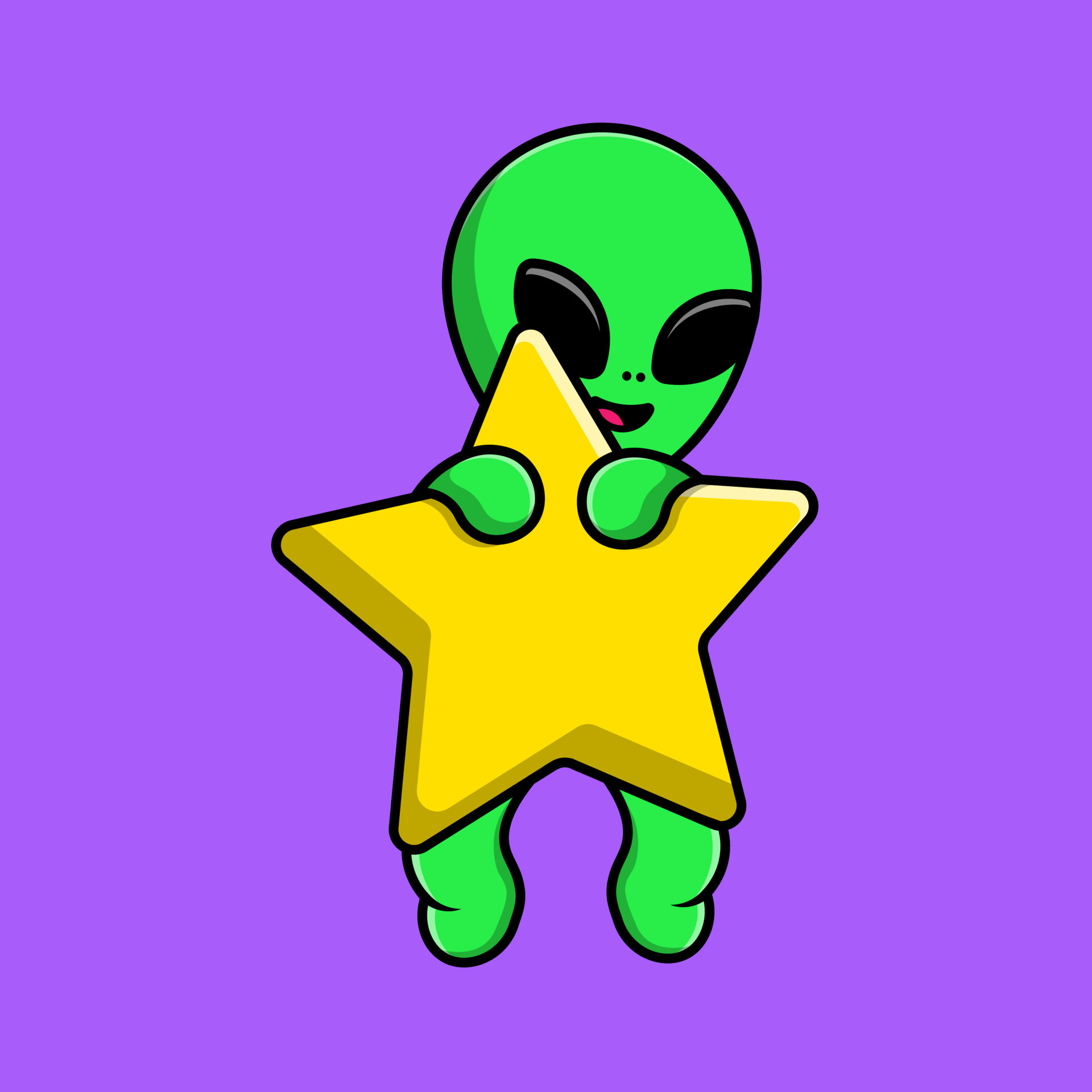 fofo alienígena surfando na ilustração de ícone de vetor de desenhos  animados de galáxia. conceito de desenho animado plano 11334859 Vetor no  Vecteezy