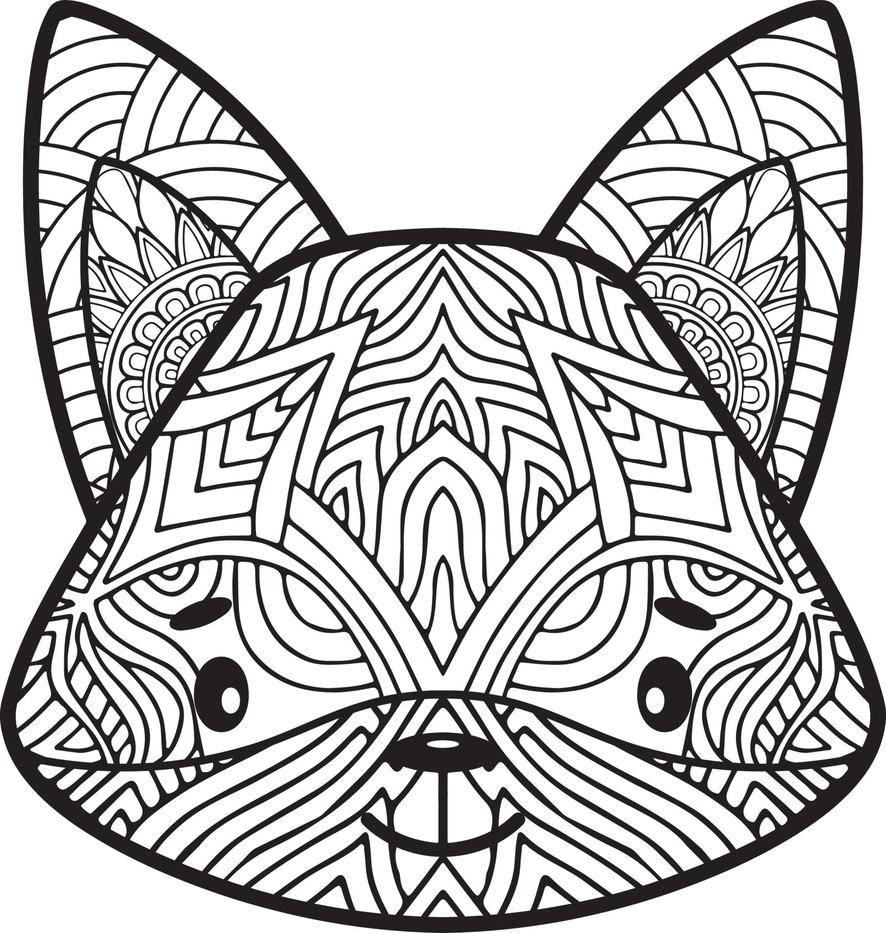 Desenho de Mandala para colorir  Desenhos para colorir e imprimir gratis