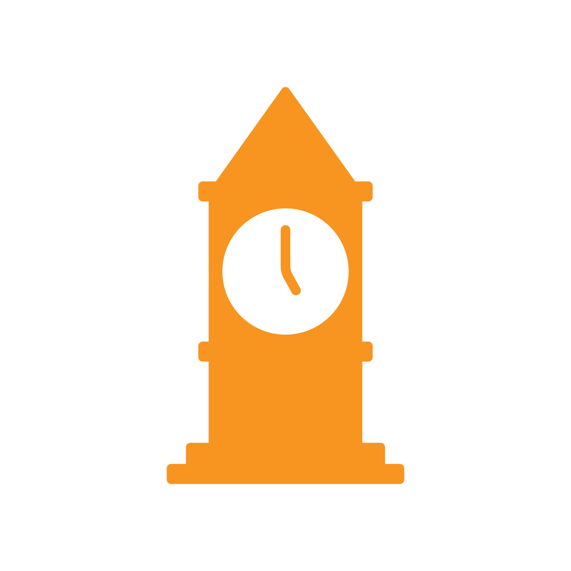 Ícone de relógio em estilo plano isolado no fundo símbolo de página de  ícone de relógio para o design do seu site aplicativo de logotipo de ícone  de relógio ícone de relógio