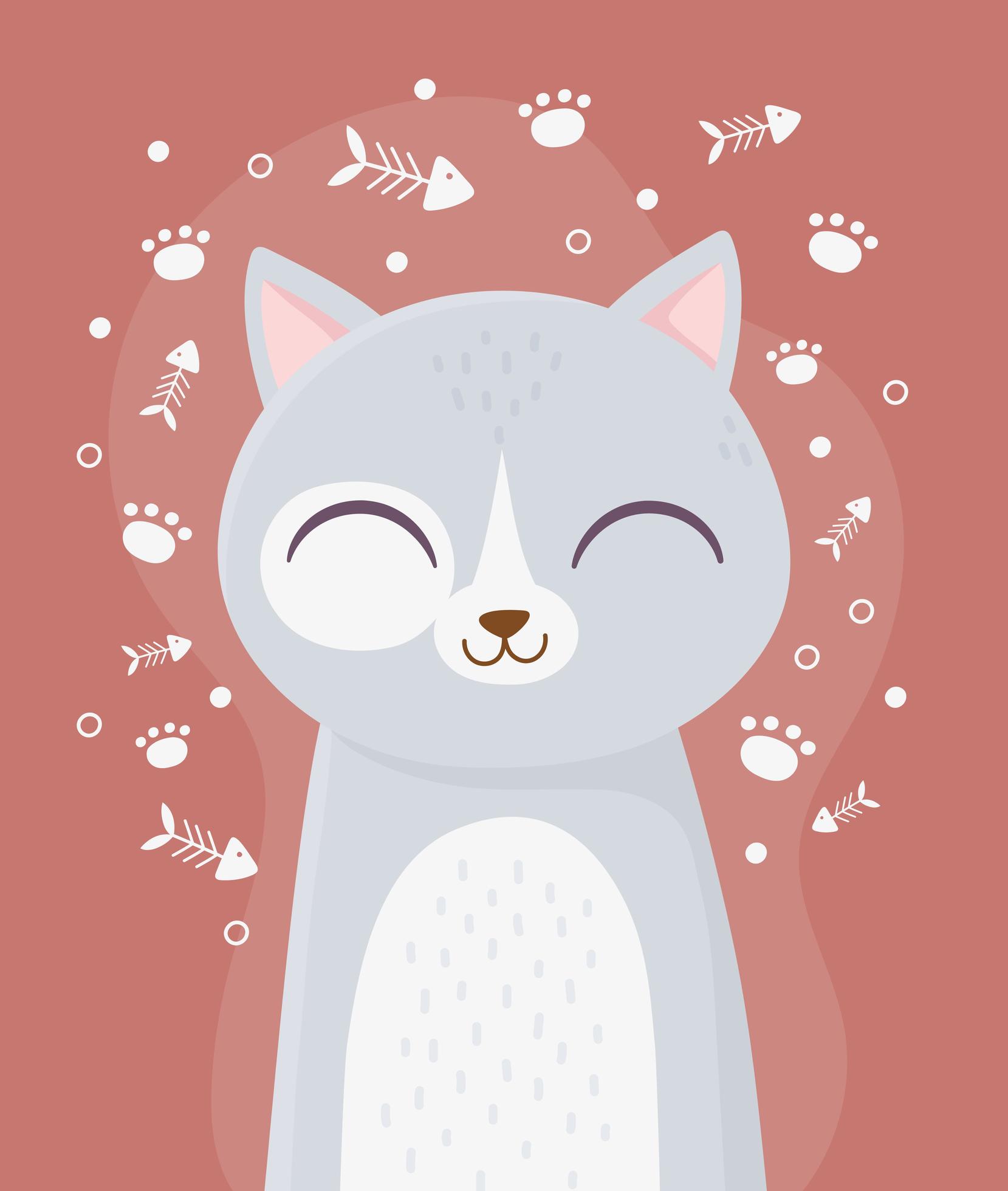 Página De Colorir Com Gato E Espinha De Peixe. Personagem De Desenho  Animado Kawaii. Animais De Fazenda. Jogo Educativo. Royalty Free SVG,  Cliparts, Vetores, e Ilustrações Stock. Image 141409492