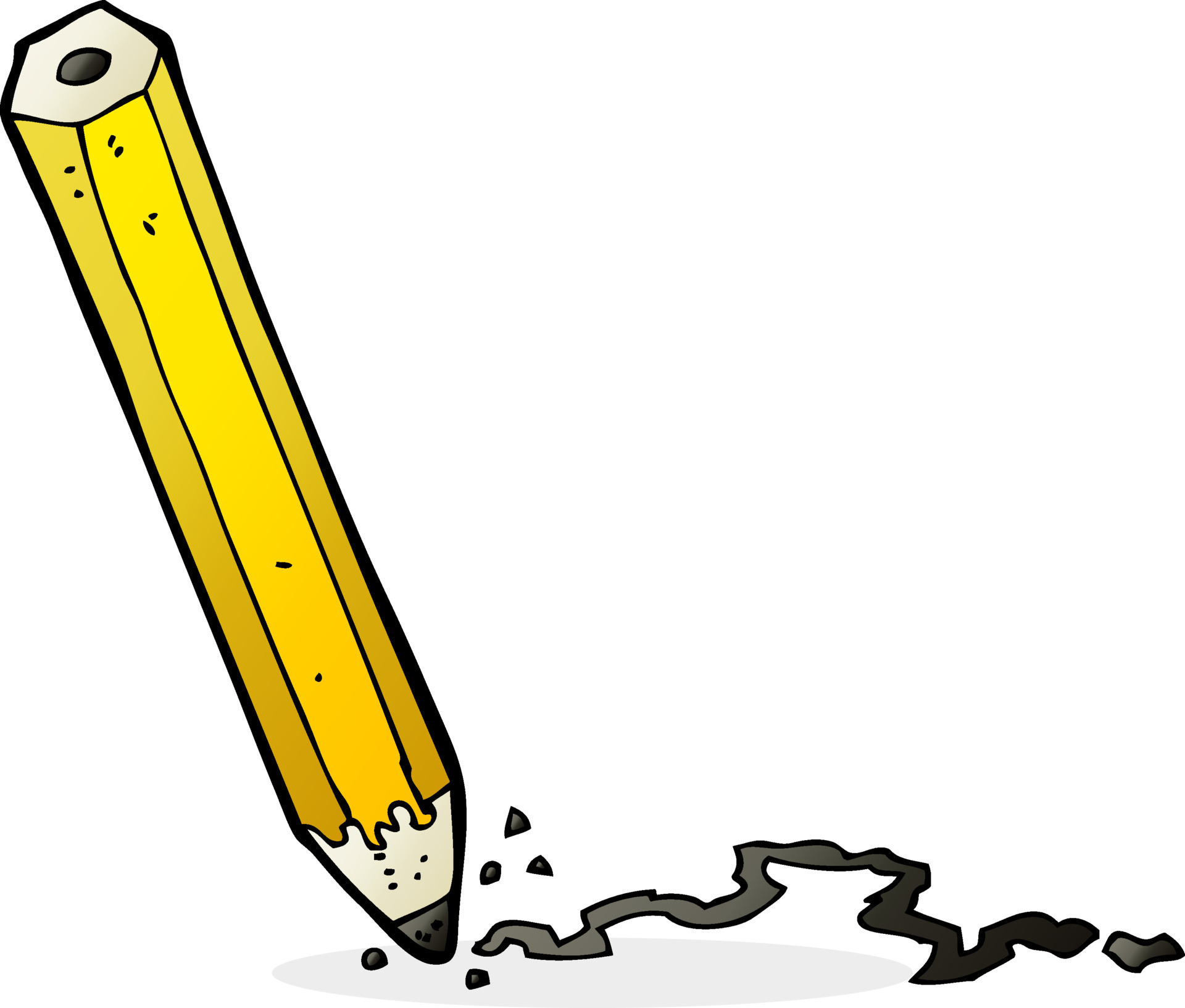 adesivo de um lápis de desenho animado escrevendo rápido 10677369 Vetor no  Vecteezy