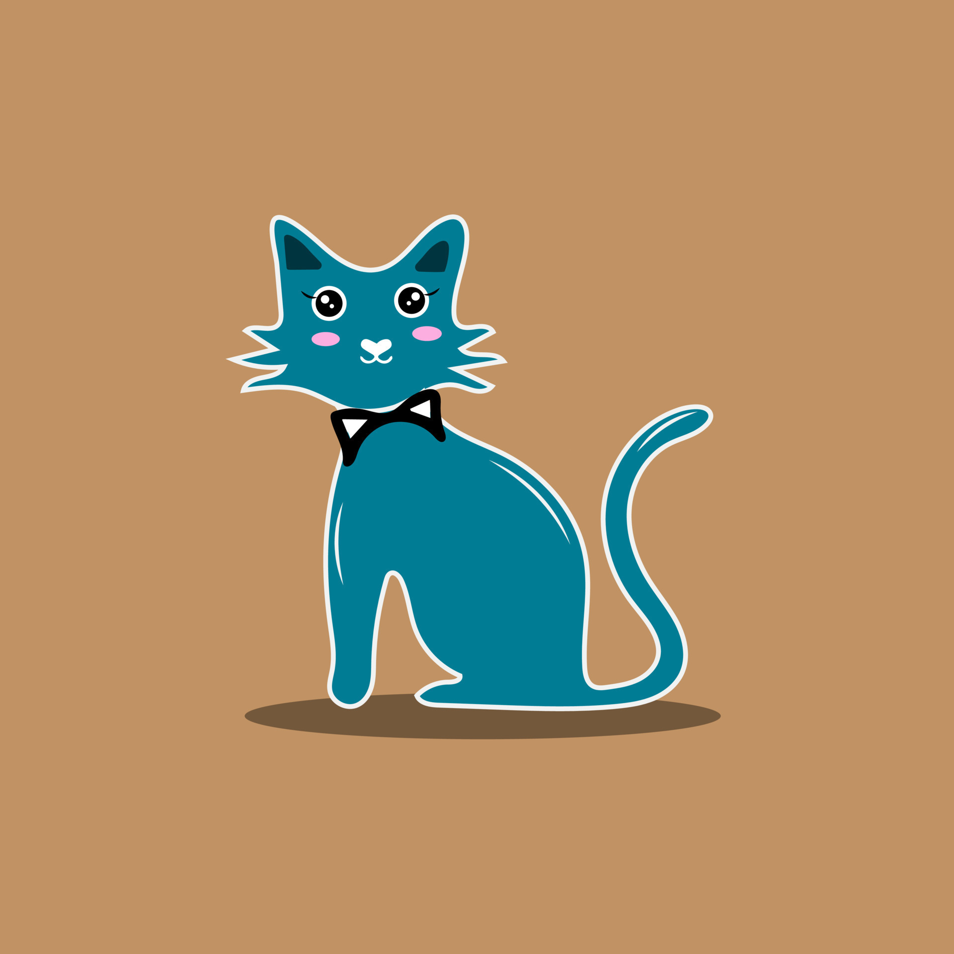 muitos gatos bonitos e coloridos. fundo de gatos. gatos fofos e engraçados  doodle conjunto de vetores. coleção de personagens de desenho animado de  gato ou gatinho em estilo plano em poses diferentes