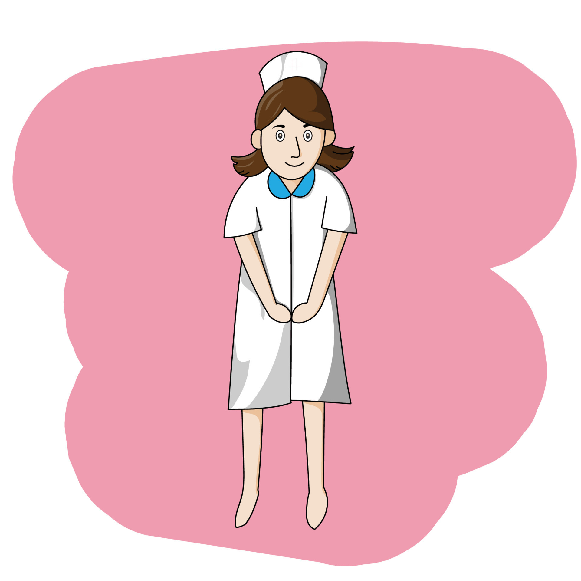 desenho de uma enfermeira 5520084 Vetor no Vecteezy