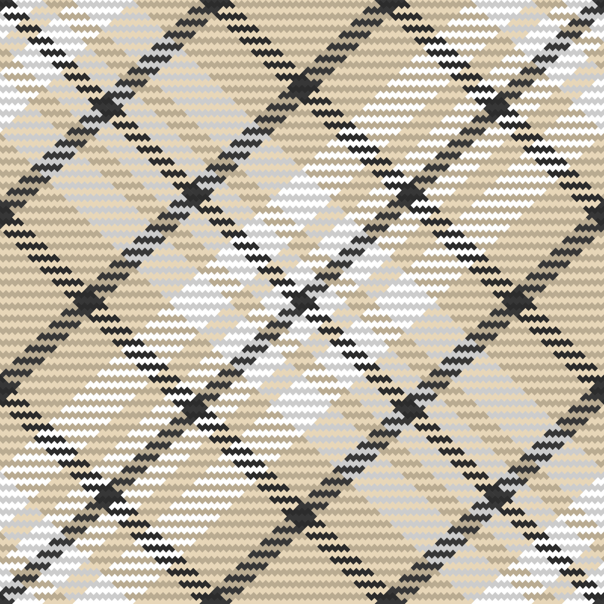 Vetor Padrão Xadrez Sem Costura Tartan Scotland Tecido Fundo Retro