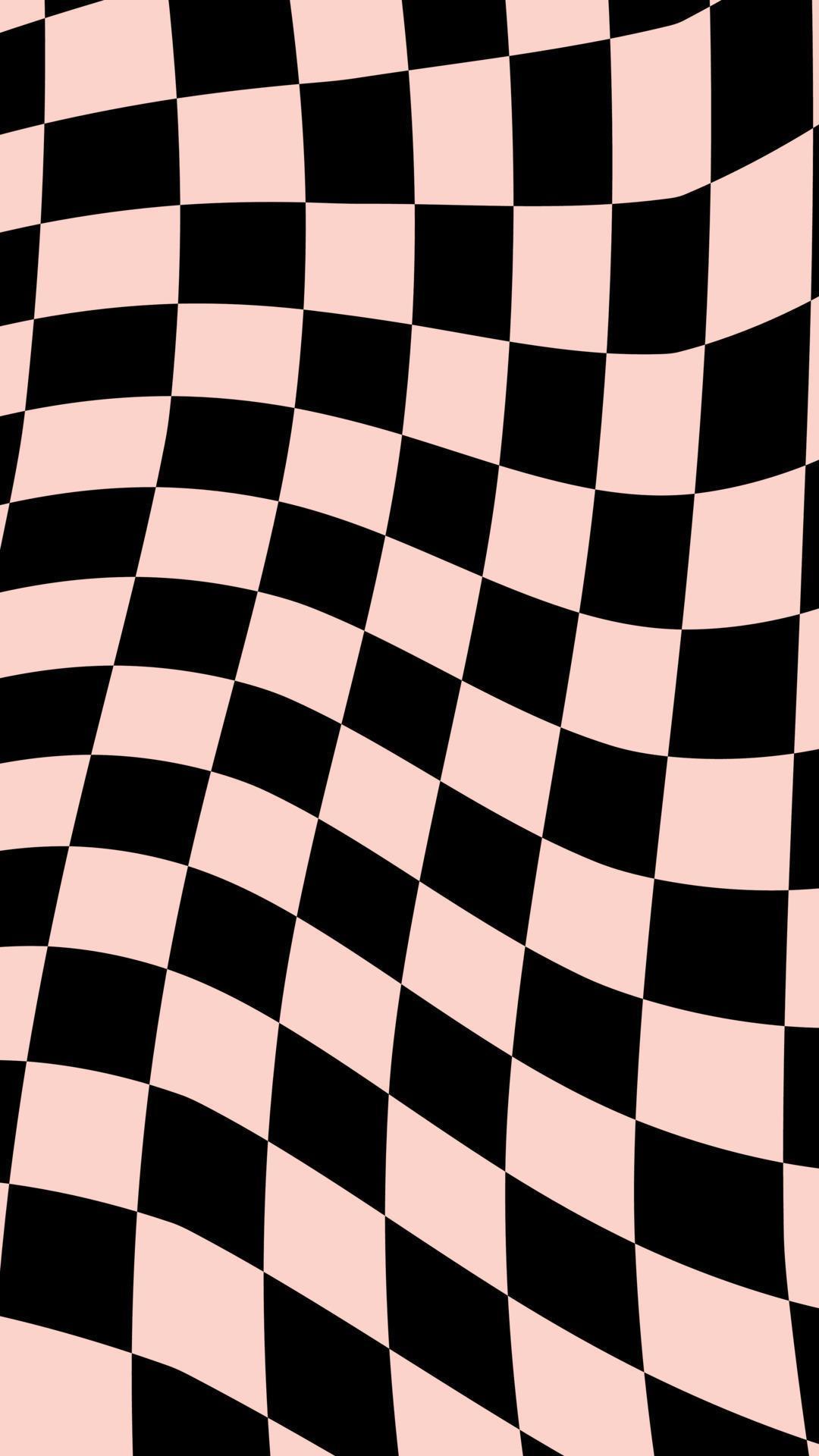 Plano de fundo xadrez xadrez preto e rosa, perfeito para o pano de