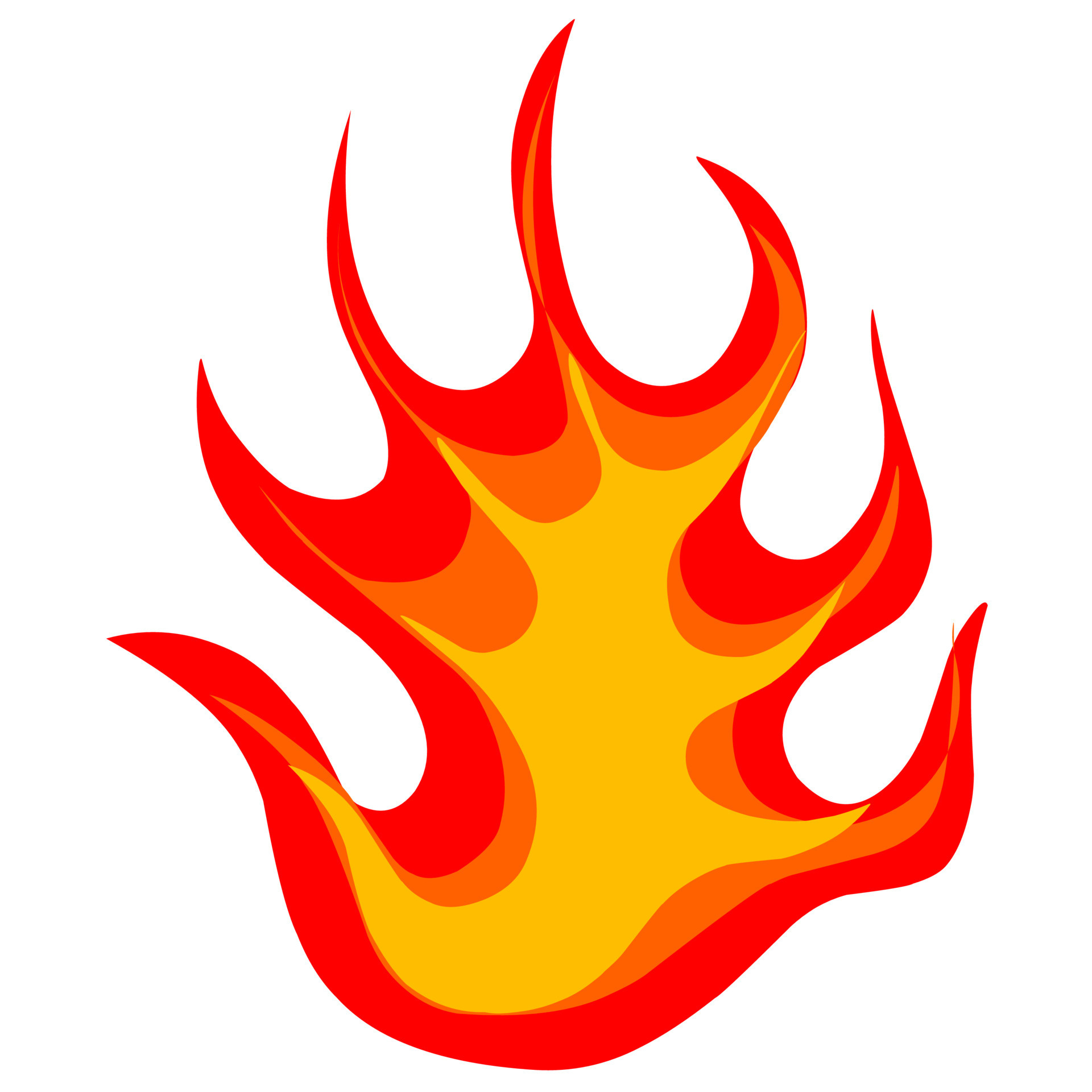 ilustração em vetor de um fogo vermelho sobre um fundo branco. ótimo para  logotipos quentes, ardentes e de fogo. 14075504 Vetor no Vecteezy