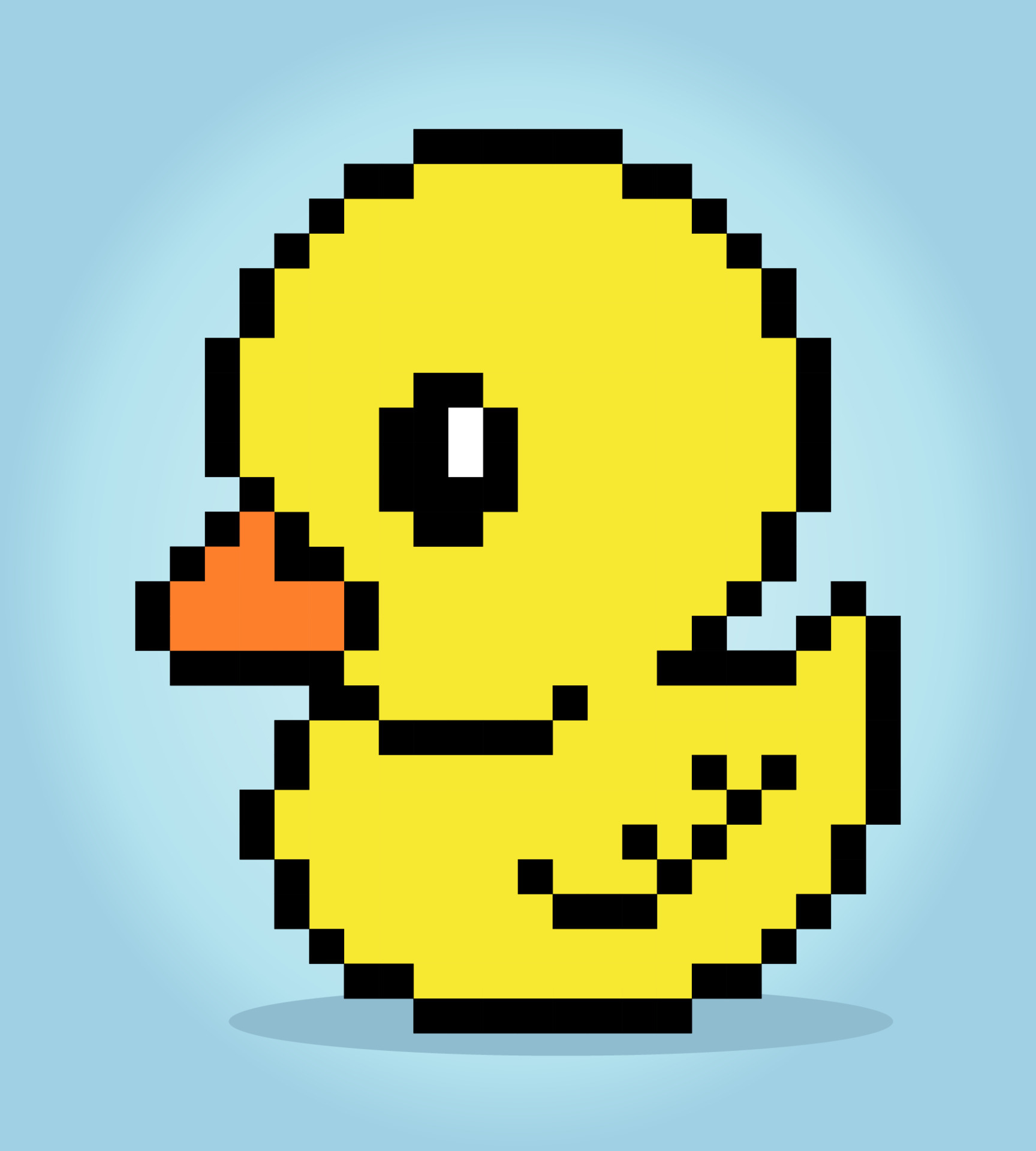 Ovo De Pato De Galinha Com Arte Em Píxeis Ilustração do Vetor - Ilustração  de jogo, pixels: 217062817