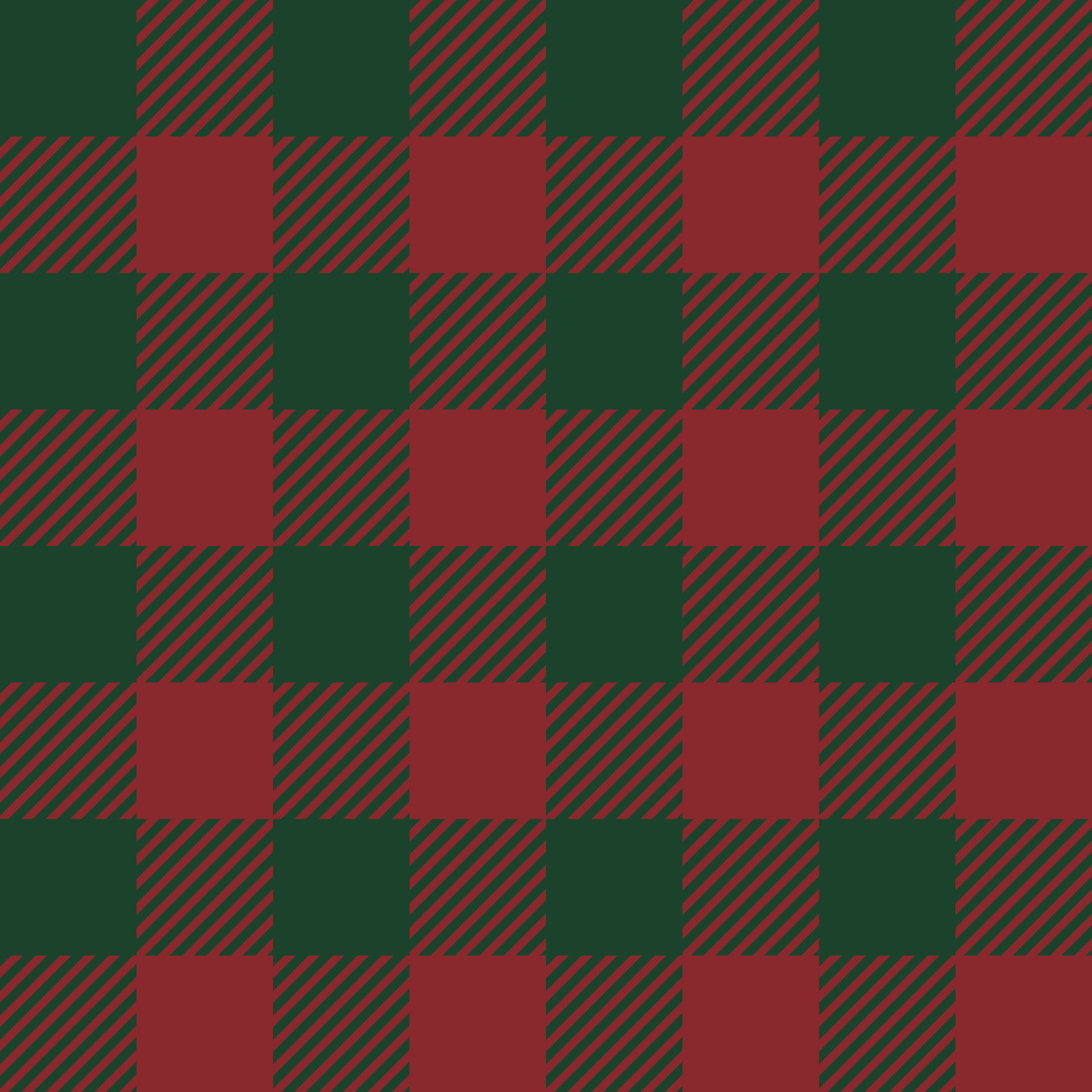 Textura de tecido sem costura xadrez verde vermelho