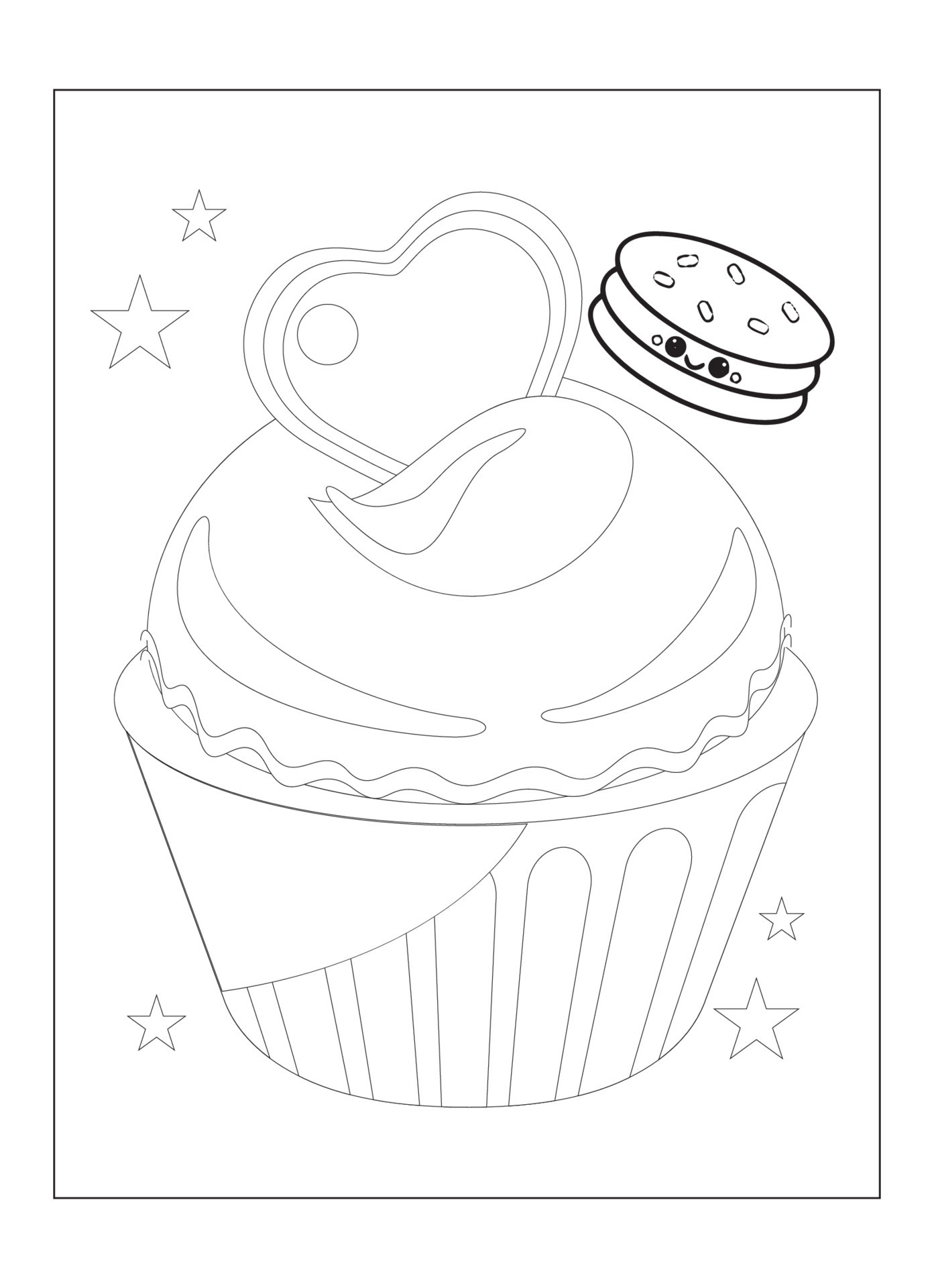 COMO DESENHAR CUPCAKE KAWAII PASSO A PASSO – Desenhos fáceis kawaii. 