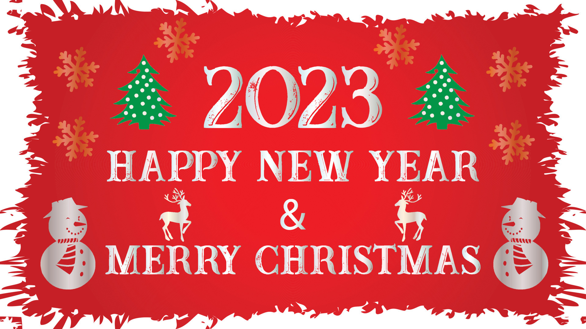 Feliz natal e feliz ano novo 2023 banner de vista superior