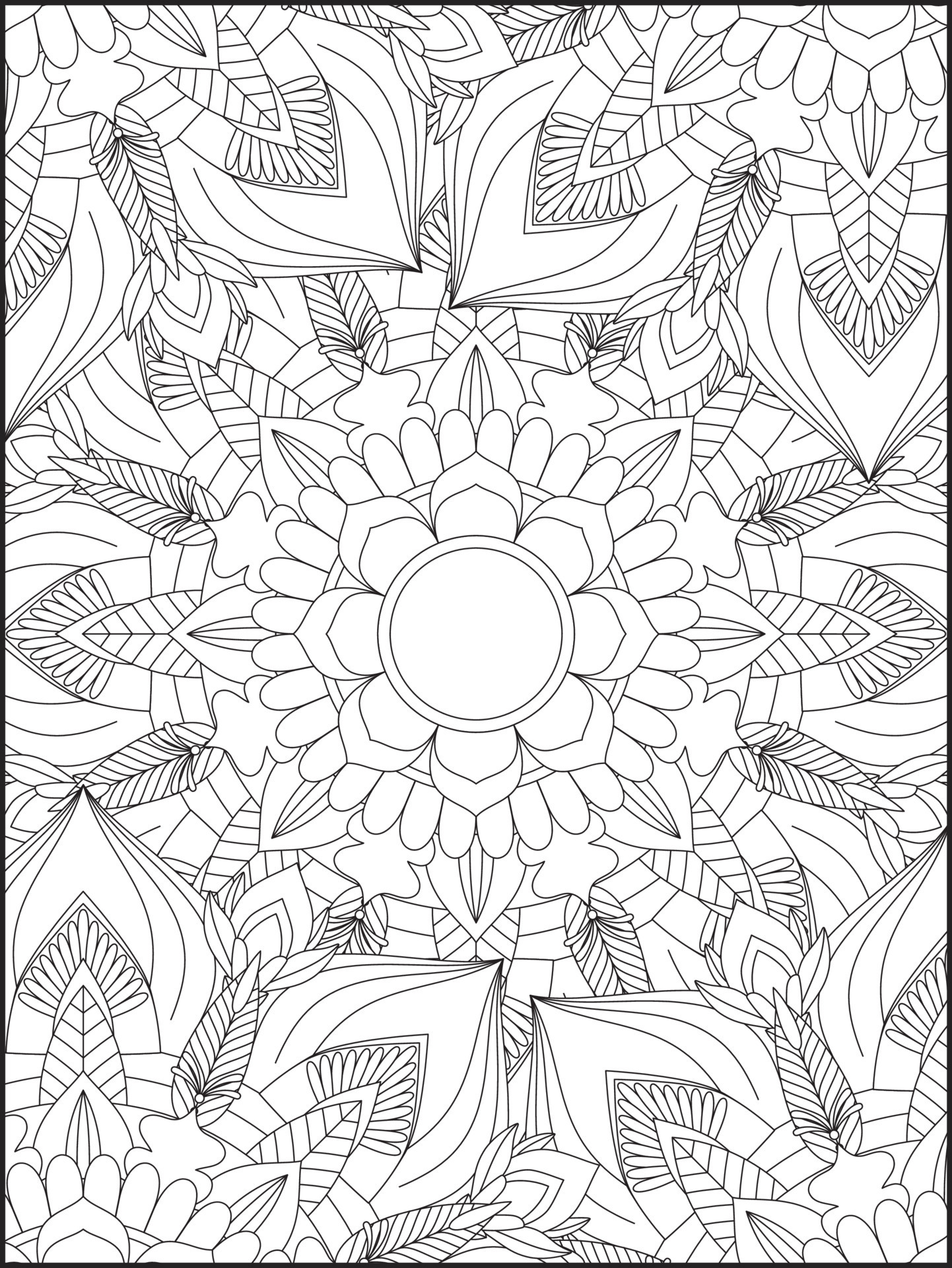 Mandala-complexo-livro-livro-11 - Mandalas - Just Color Crianças : Páginas  para colorir para crianças