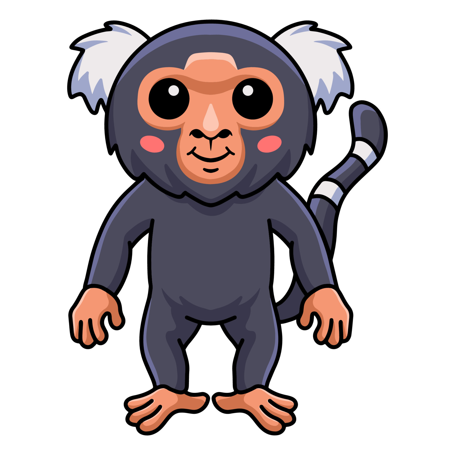 desenho de macaco de expressão fofa 14499803 PNG