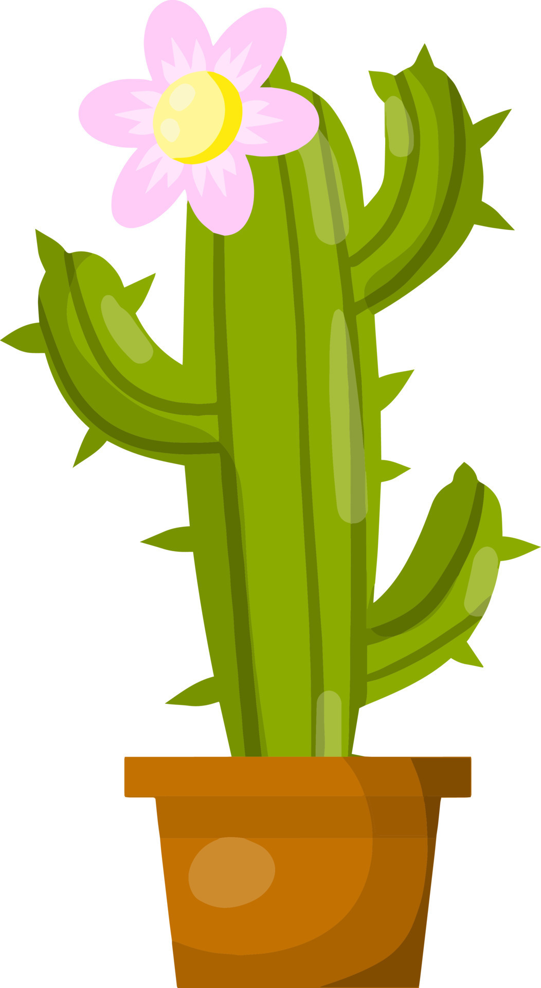 Plantas Da Casa Arranjadas No Círculo, Ilustração Desenhada À Mão Do Vetor  Panelas, Cactos E Suculentas Bonitos Da Planta Da Casa. Isolado Item Do  Desenho Animado No Estilo Escandinavo Royalty Free SVG