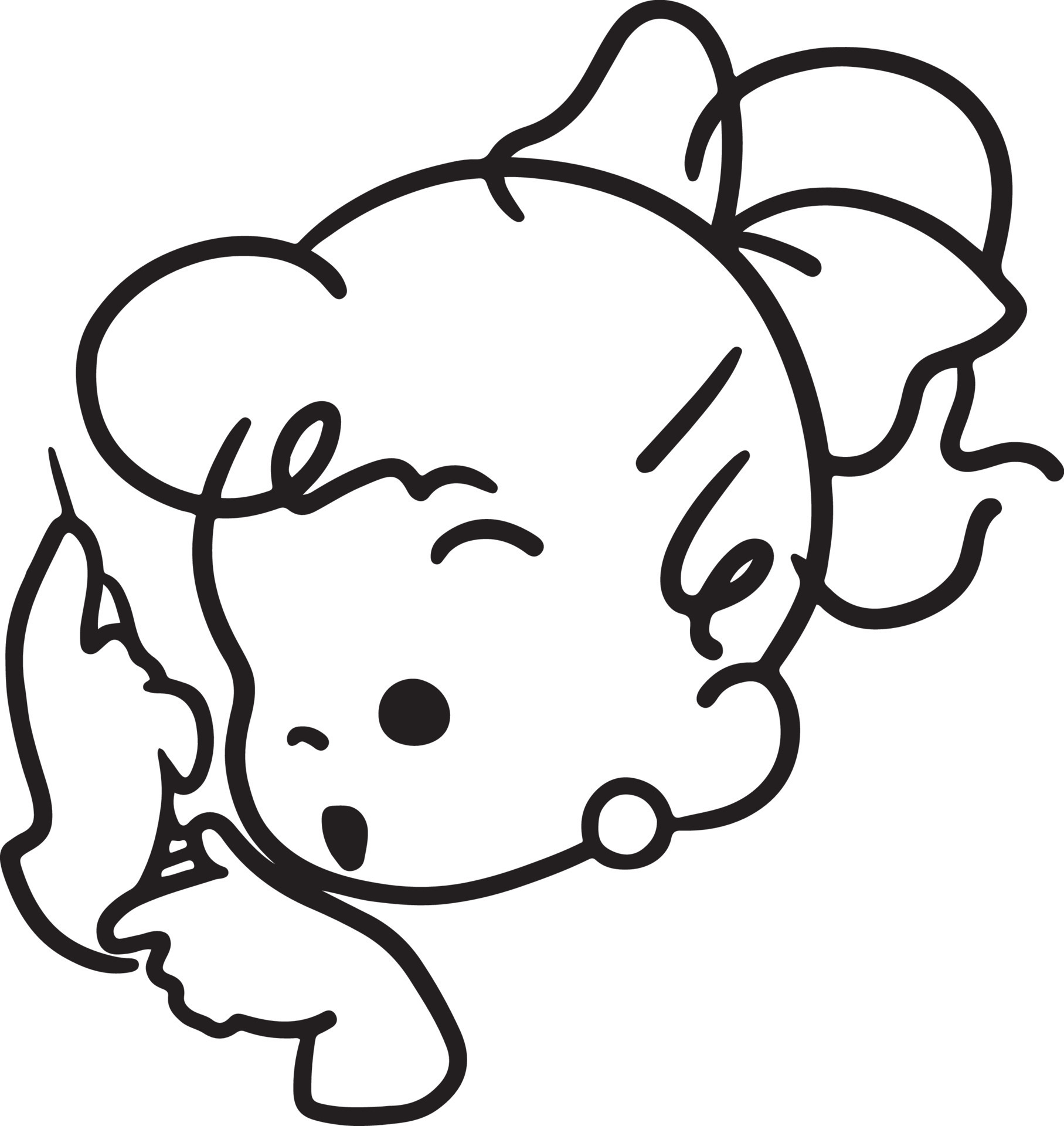 boneca para colorir vestir desenho desenhos animados rabisco kawaii anime  ilustração fofa desenhando personagem de clip art chibi manga cômico  15280934 PNG