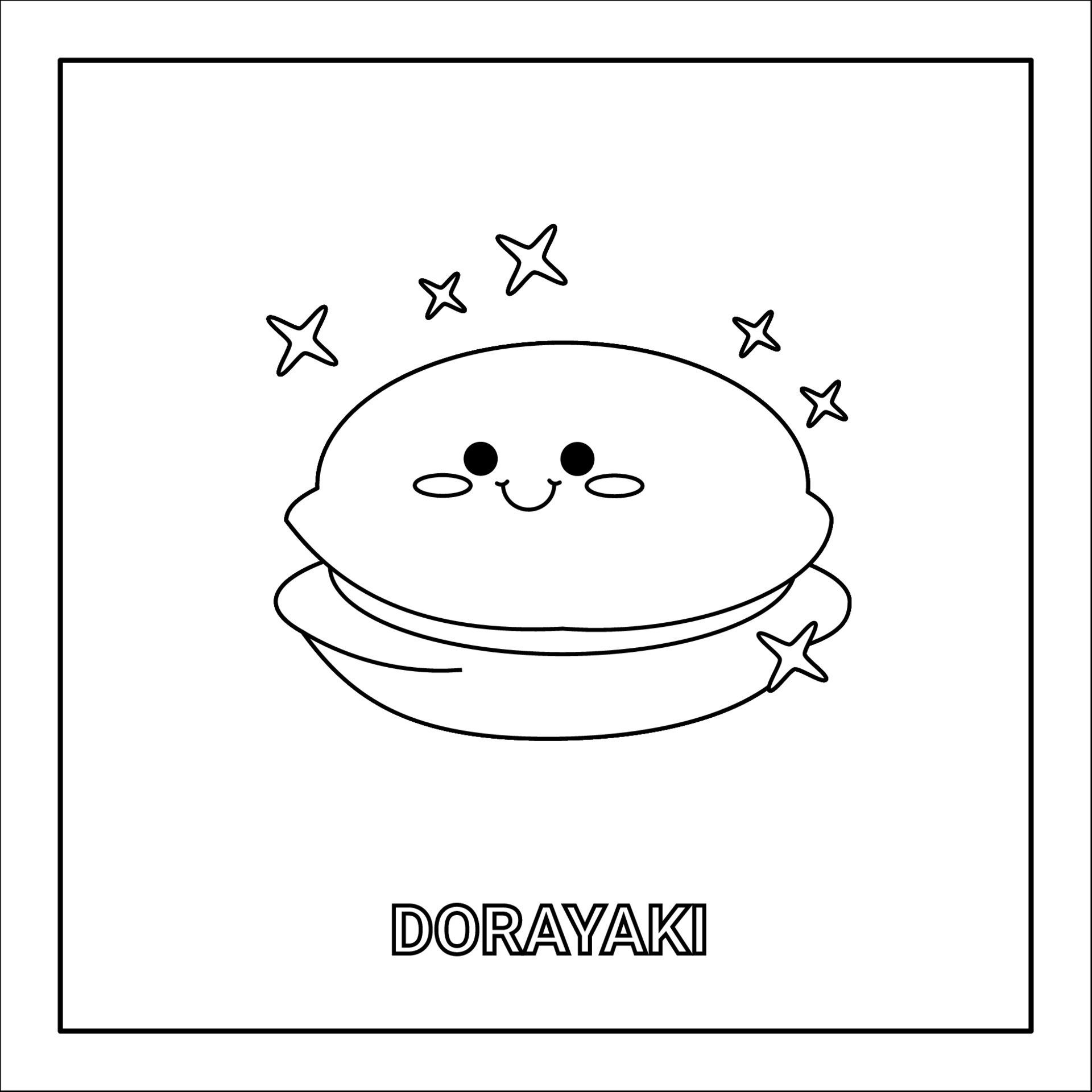 Mão desenhada coleção de doodle kawaii pessoas, comida, bebida, etc.