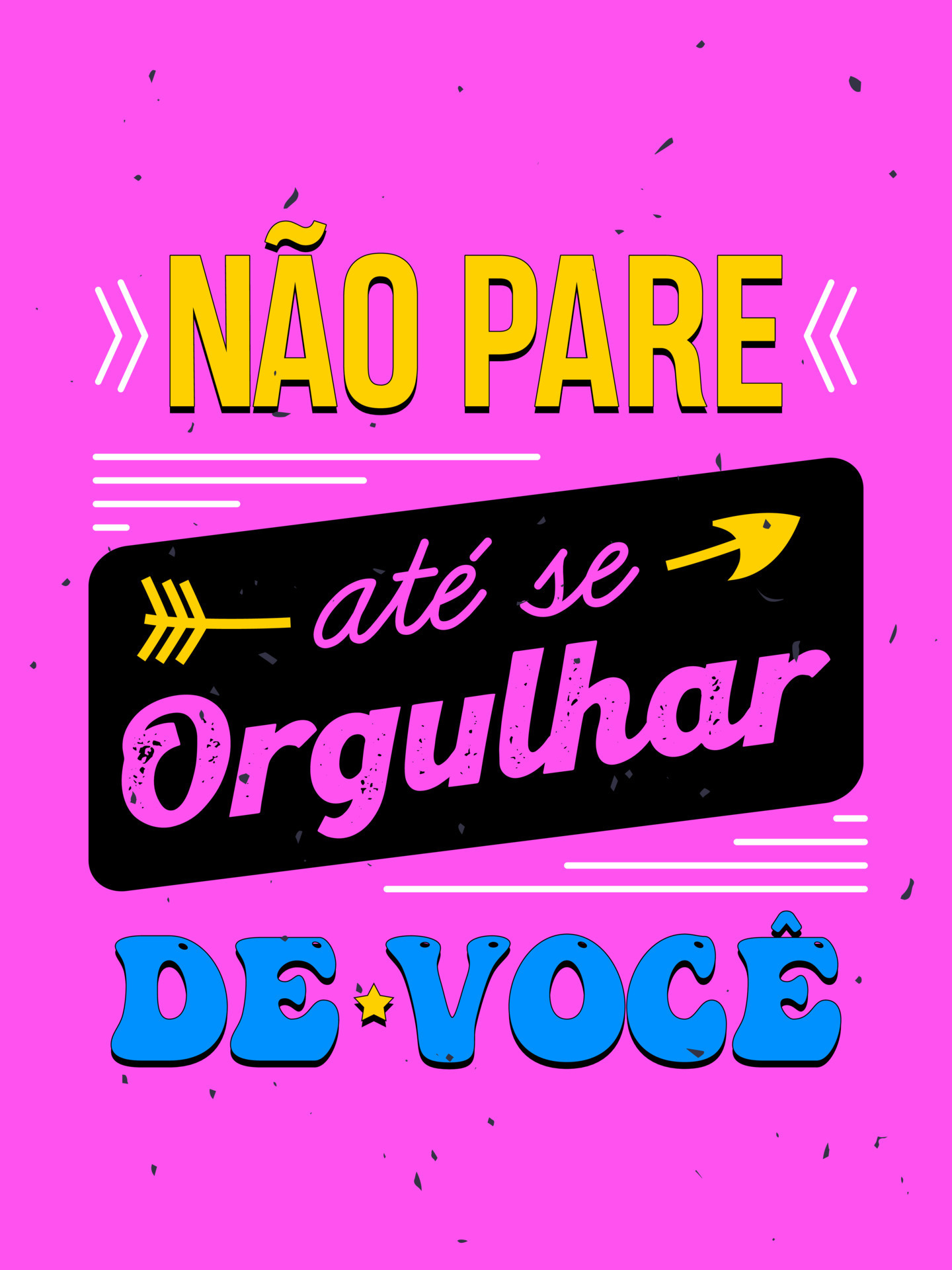 Letras Locais Palavras Motivacionais Não Desista Em Inglês PNG , Cor,  Colorido, Vintage Imagem PNG e Vetor Para Download Gratuito