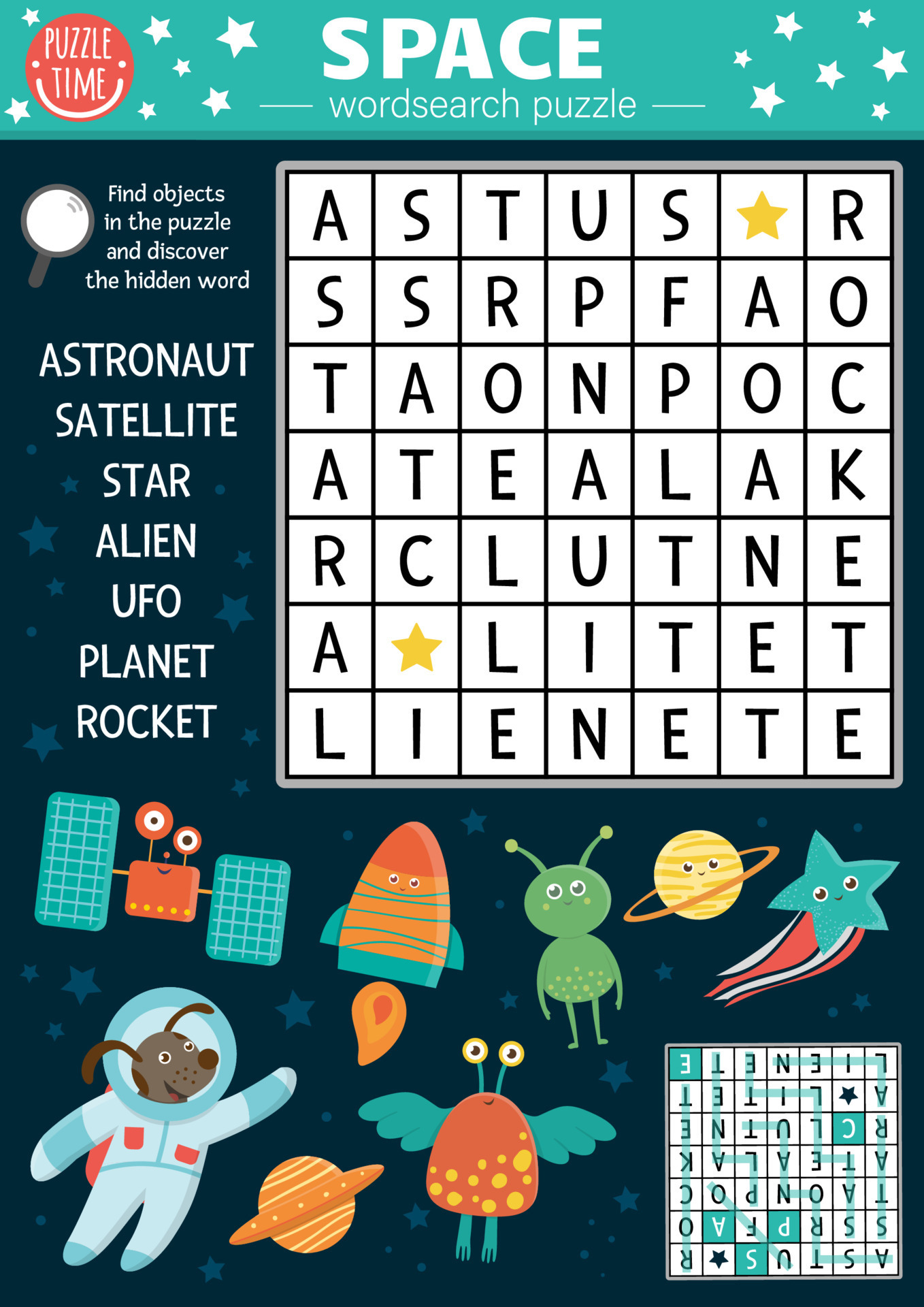 Jogo de quebra-cabeça ecológico de busca de palavras vetorial para crianças  questionário de busca de palavras do dia da terra