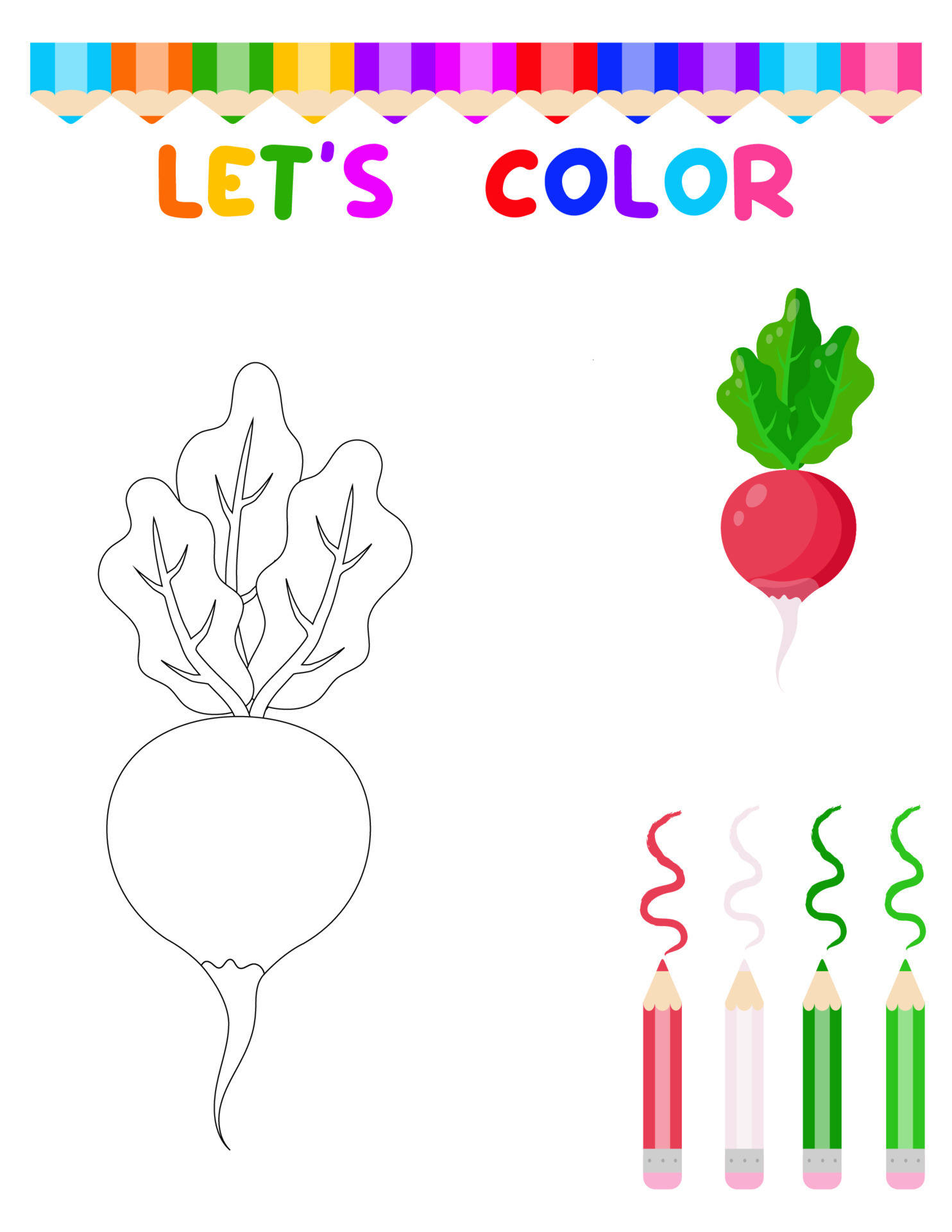 livro para colorir com uma cenoura.um jogo de quebra-cabeça para educação  infantil e atividades ao ar livre 13941657 Vetor no Vecteezy