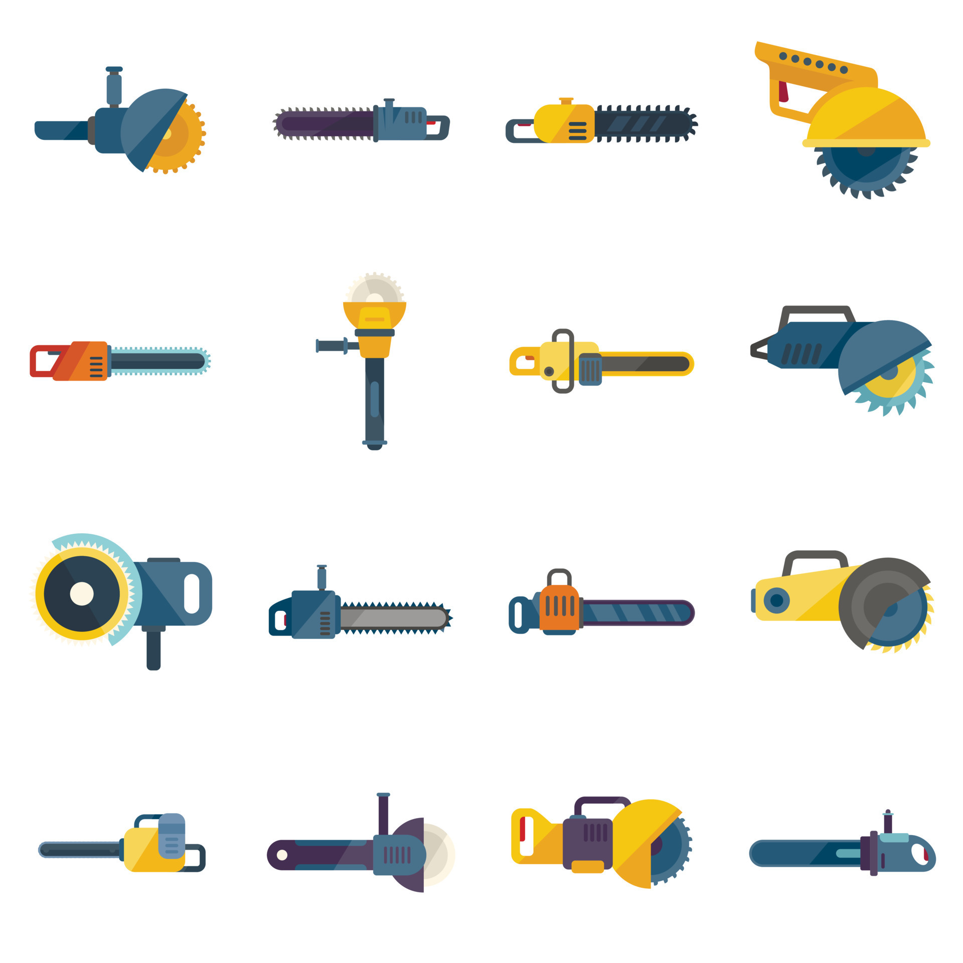 Motosserra - ícones de construção e ferramentas grátis