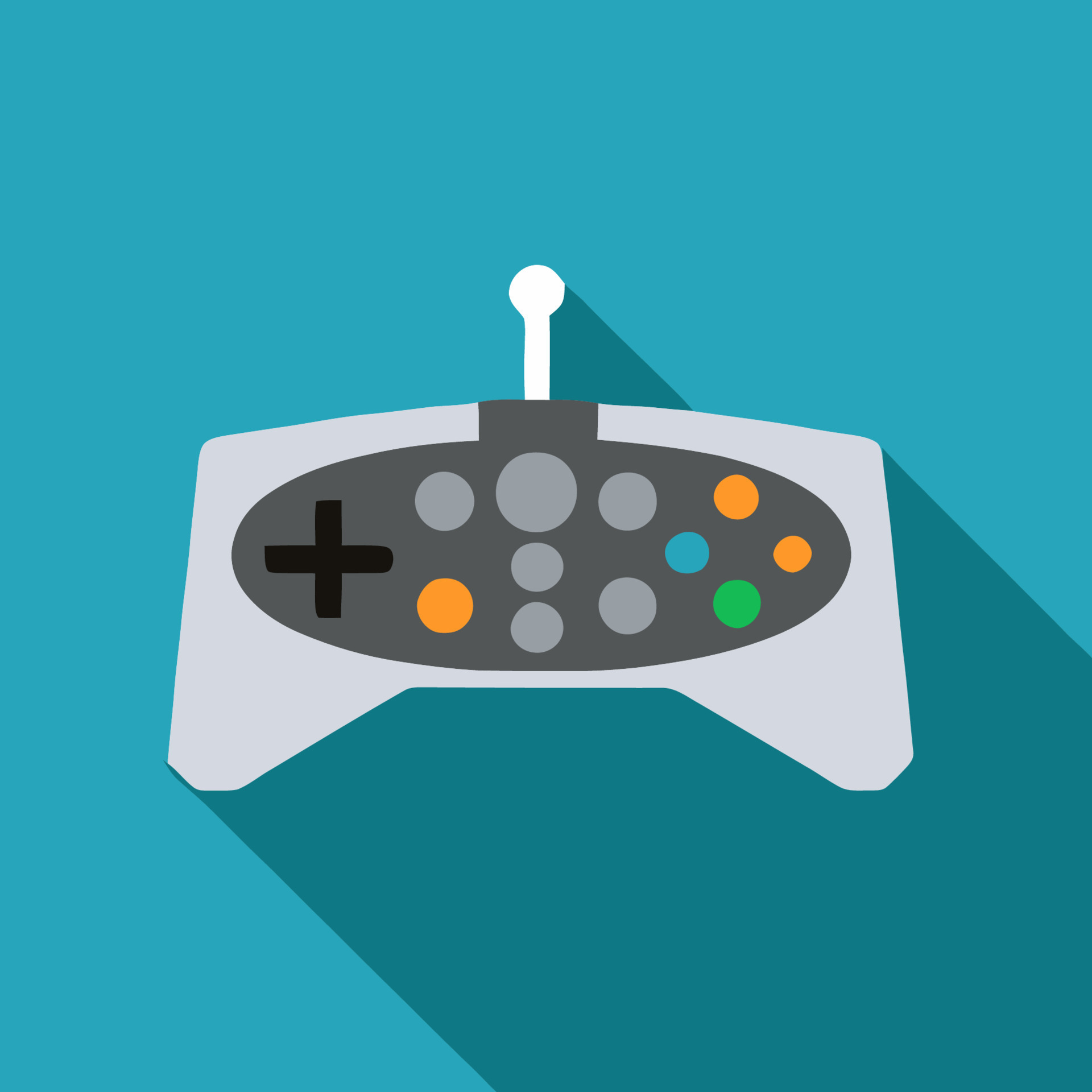 ícones De Jogos. Dispositivos Eletrônicos De Desenho Animado. Computadores  Isolados E Controladora Moderna De Joystick De Gamepad Ilustração do Vetor  - Ilustração de jogador, rede: 206313332