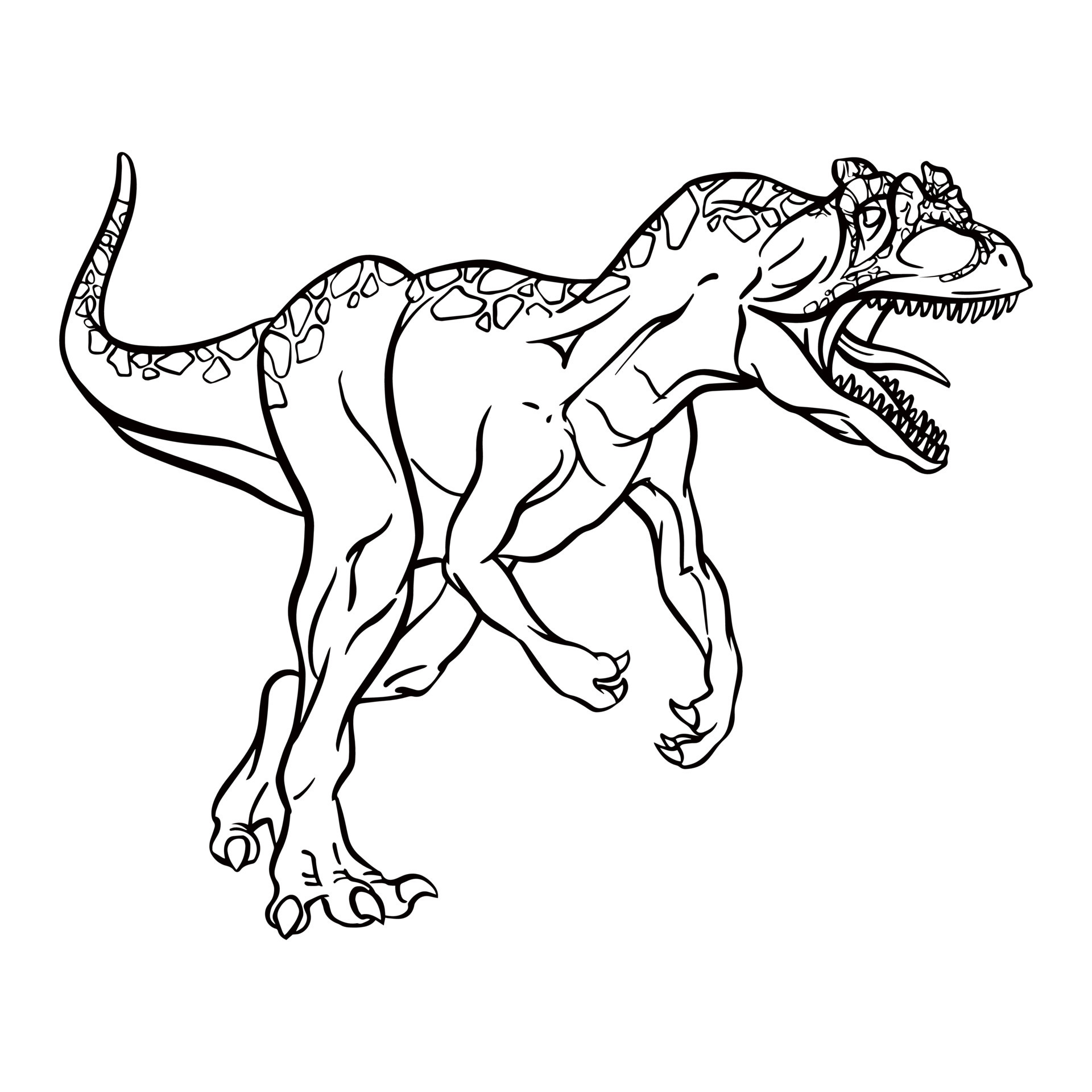 Desenho de Indominus Rex para colorir