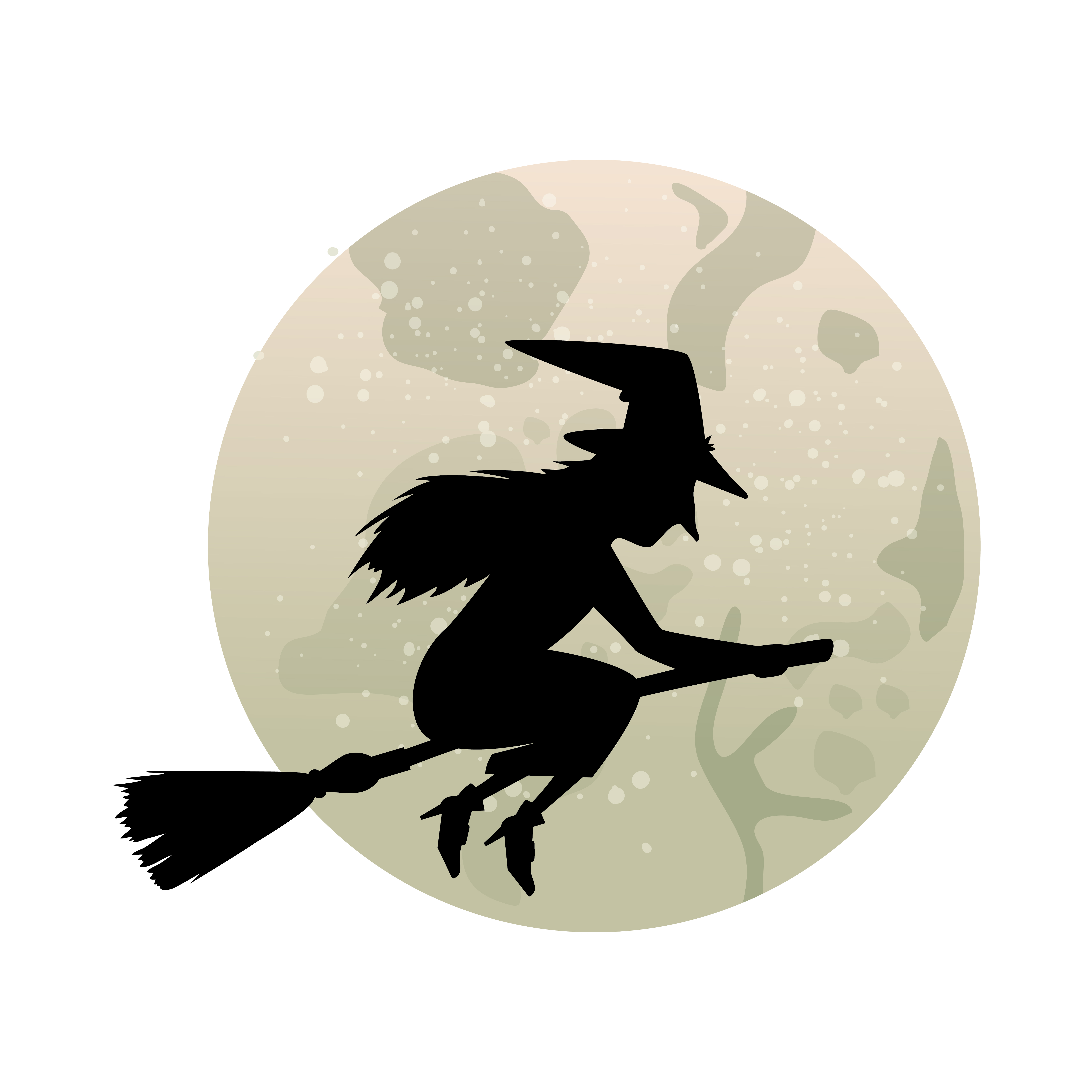 Bruxa De Halloween Voando Sobre Vassoura Imagem de Stock - Imagem de  isolado, comprimento: 230819893