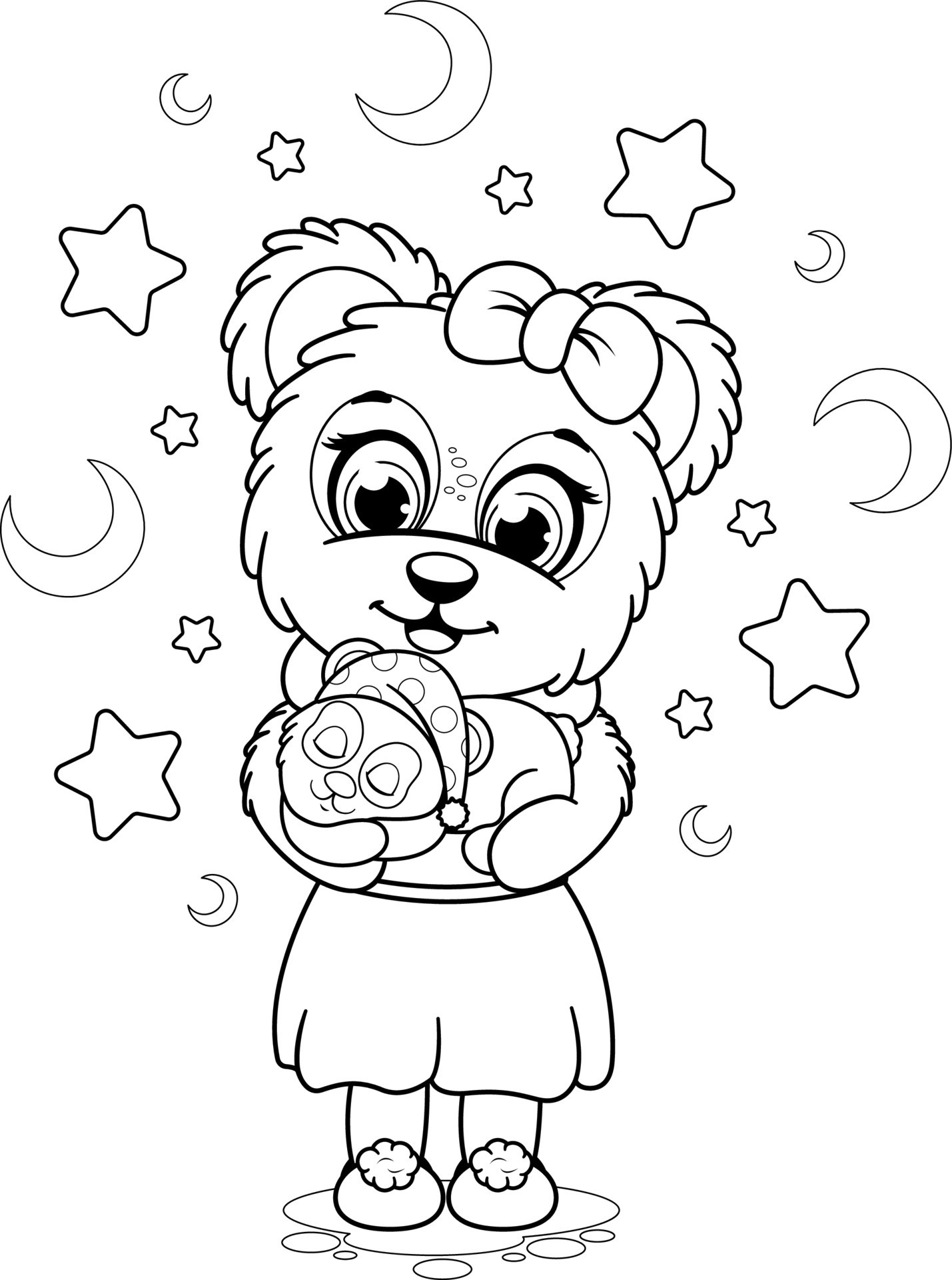 Vetores e ilustrações de Desenho panda colorir para download