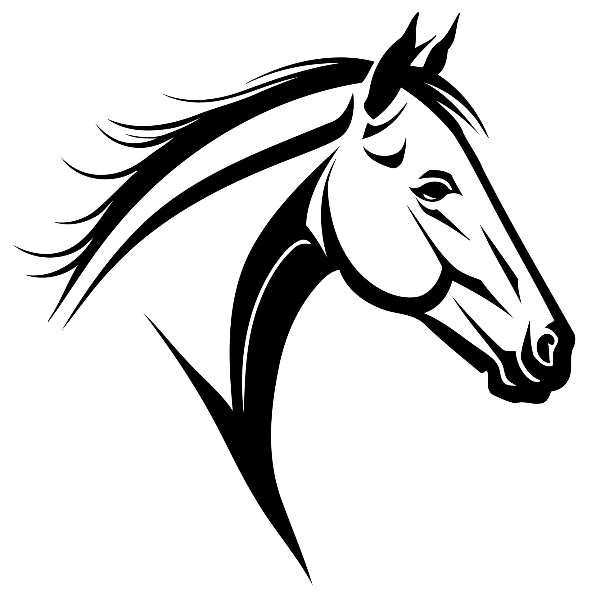 Cavalo Cabeça Animal - Gráfico vetorial grátis no Pixabay - Pixabay