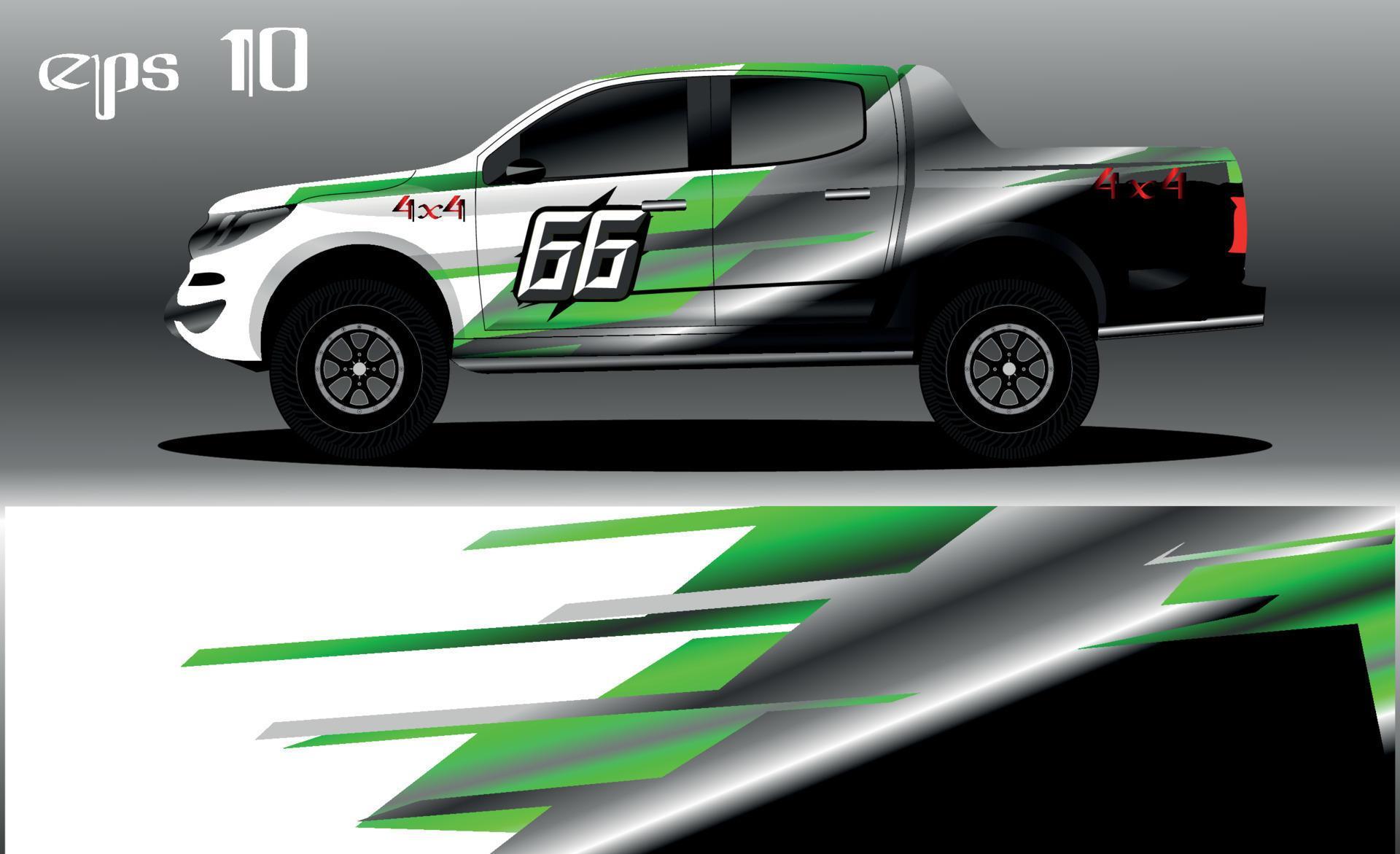 Vector De Design De Envoltório De Carro. Designs De Kit De Fundo De Corrida  De Listra Abstrata Gráfica Para Wrap Veículo Corrida Carro Rally Aventura E  Carpintaria Royalty Free SVG, Cliparts, Vetores