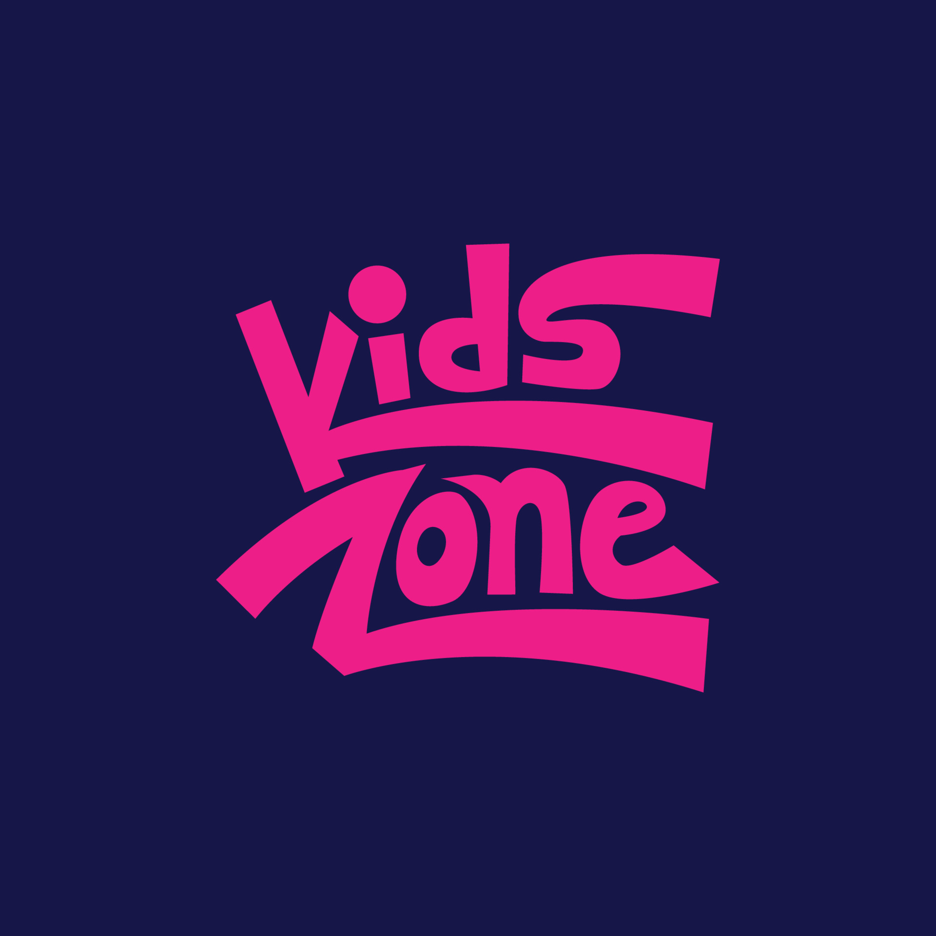 Logotipo de desenho animado de vetor de educação infantil letras