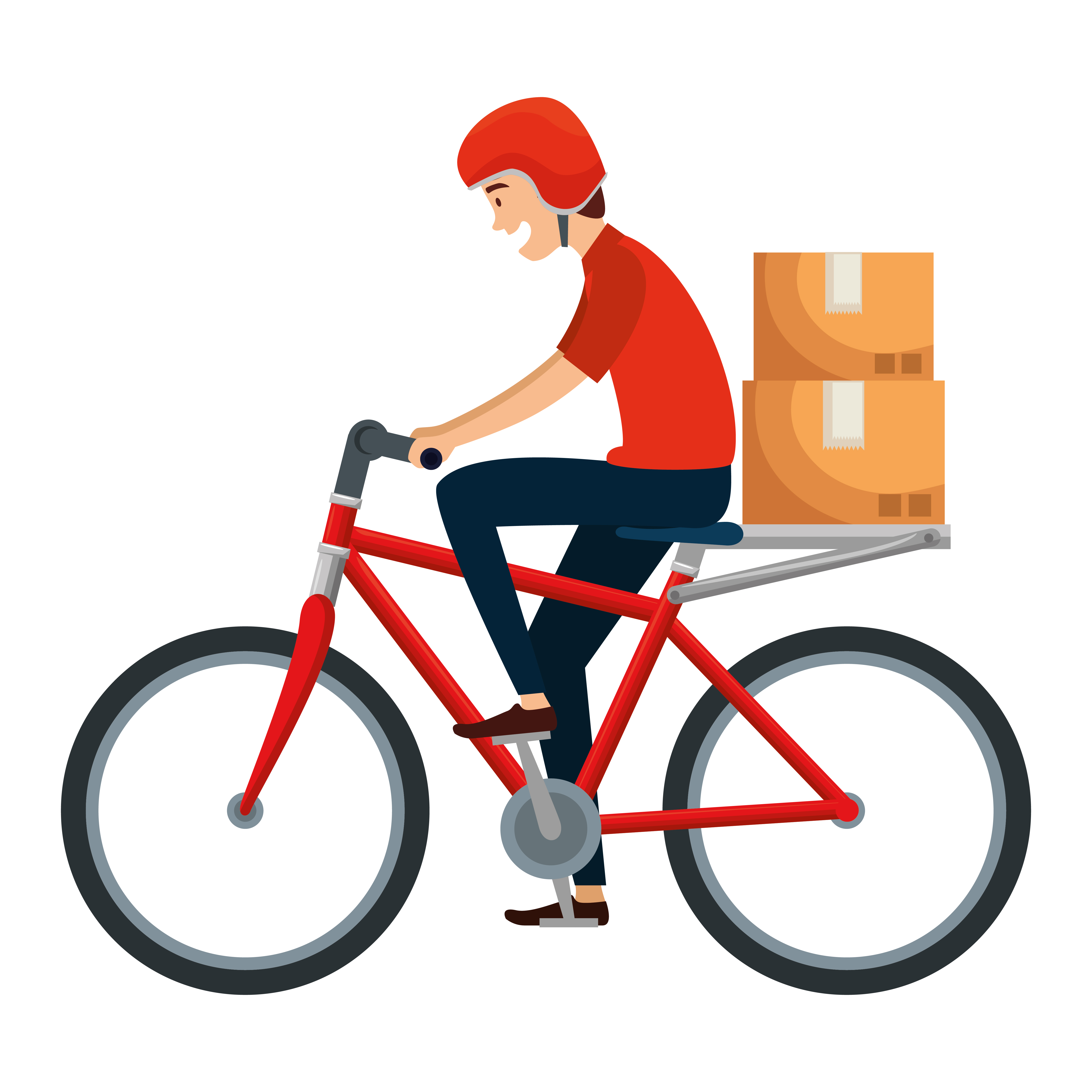 Entregador De Bicicleta Saindo Para PNG , E Compras, Entrega Ao Domicílio,  Comércio Eletrônico Imagem PNG e Vetor Para Download Gratuito