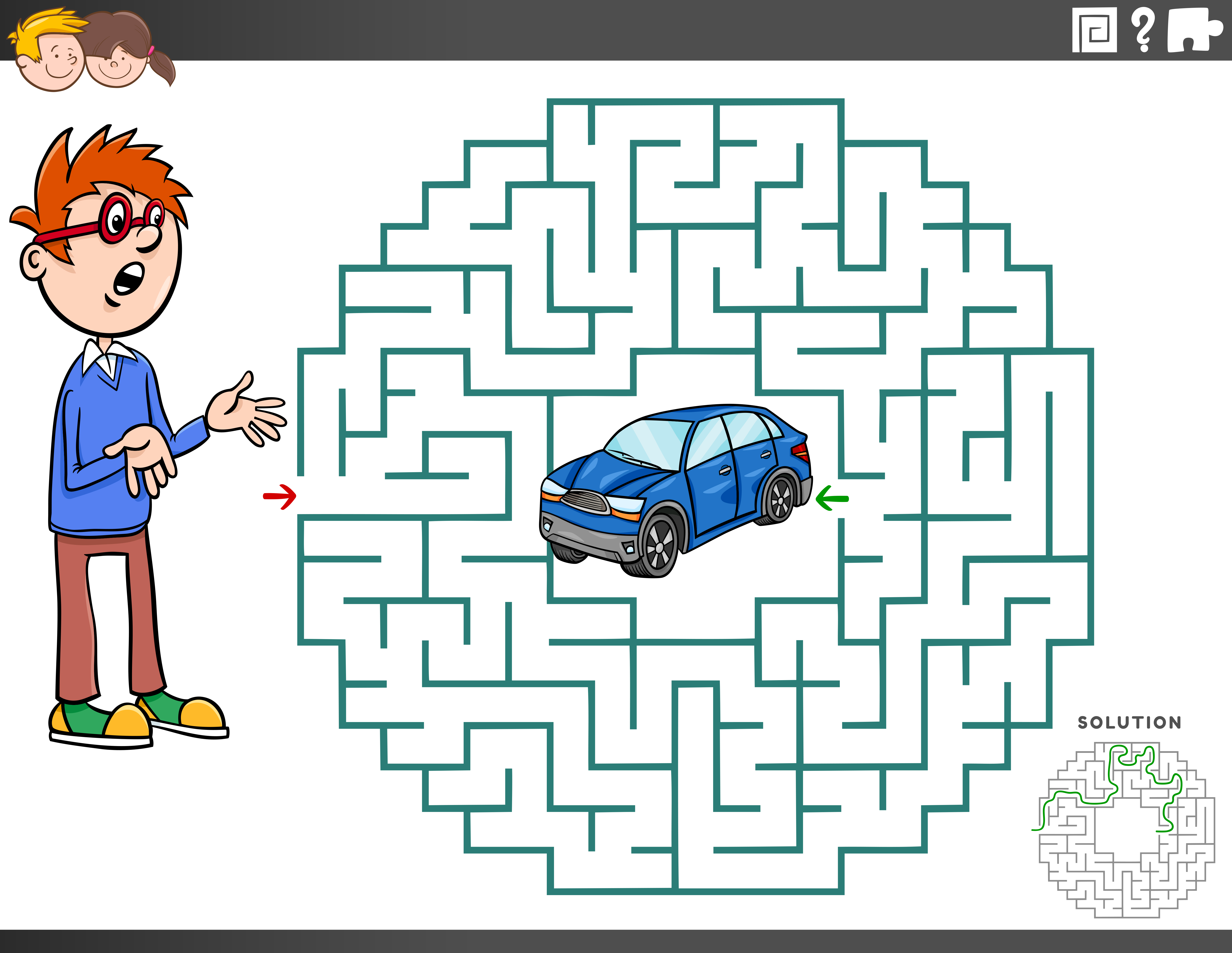 Vetores de Jogo Labirinto Com Personagem Mecânico De Carro De Desenho  Animado Quebrado Carro e mais imagens de Labirinto - iStock