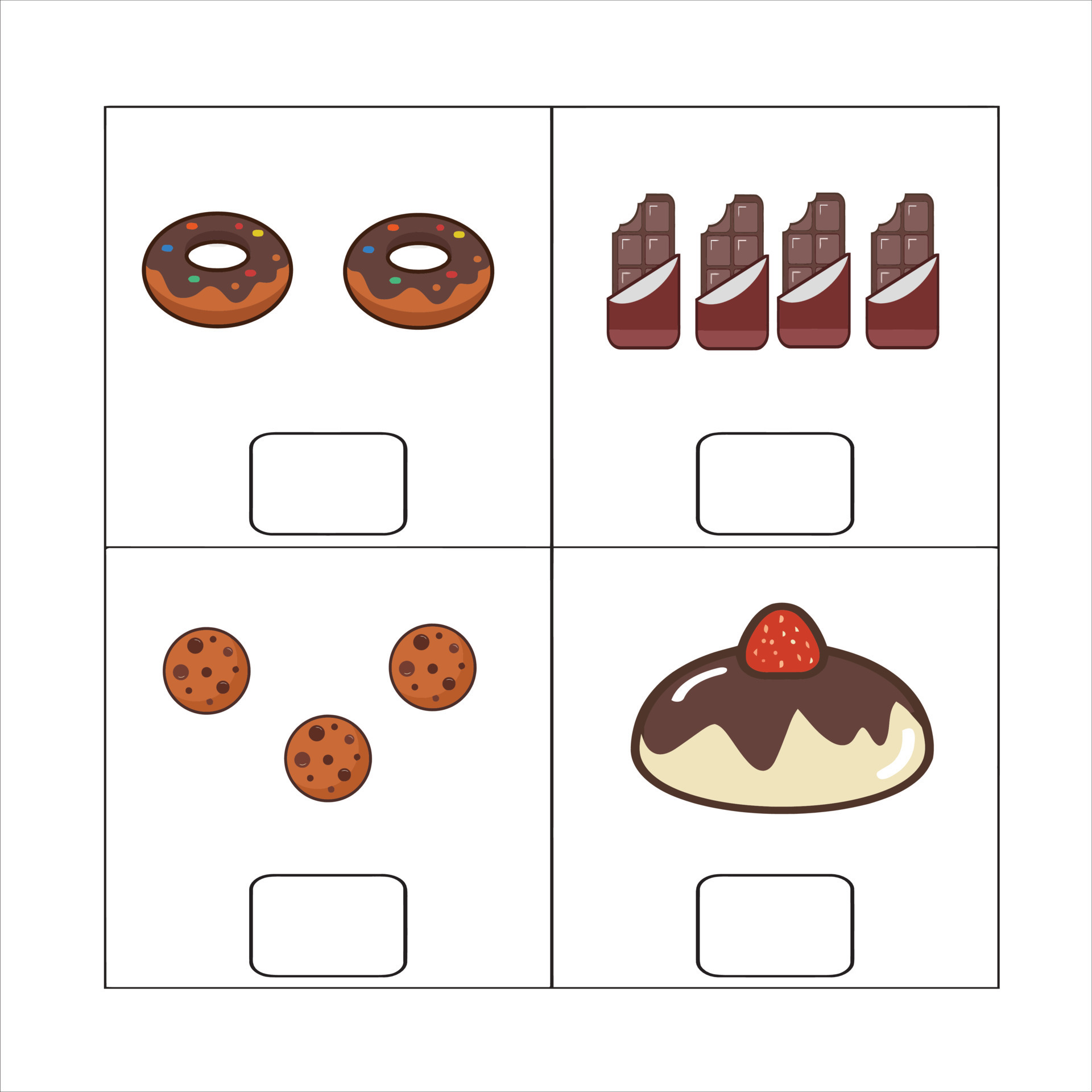 Jogos de matemática para pré-escola do jardim de infância