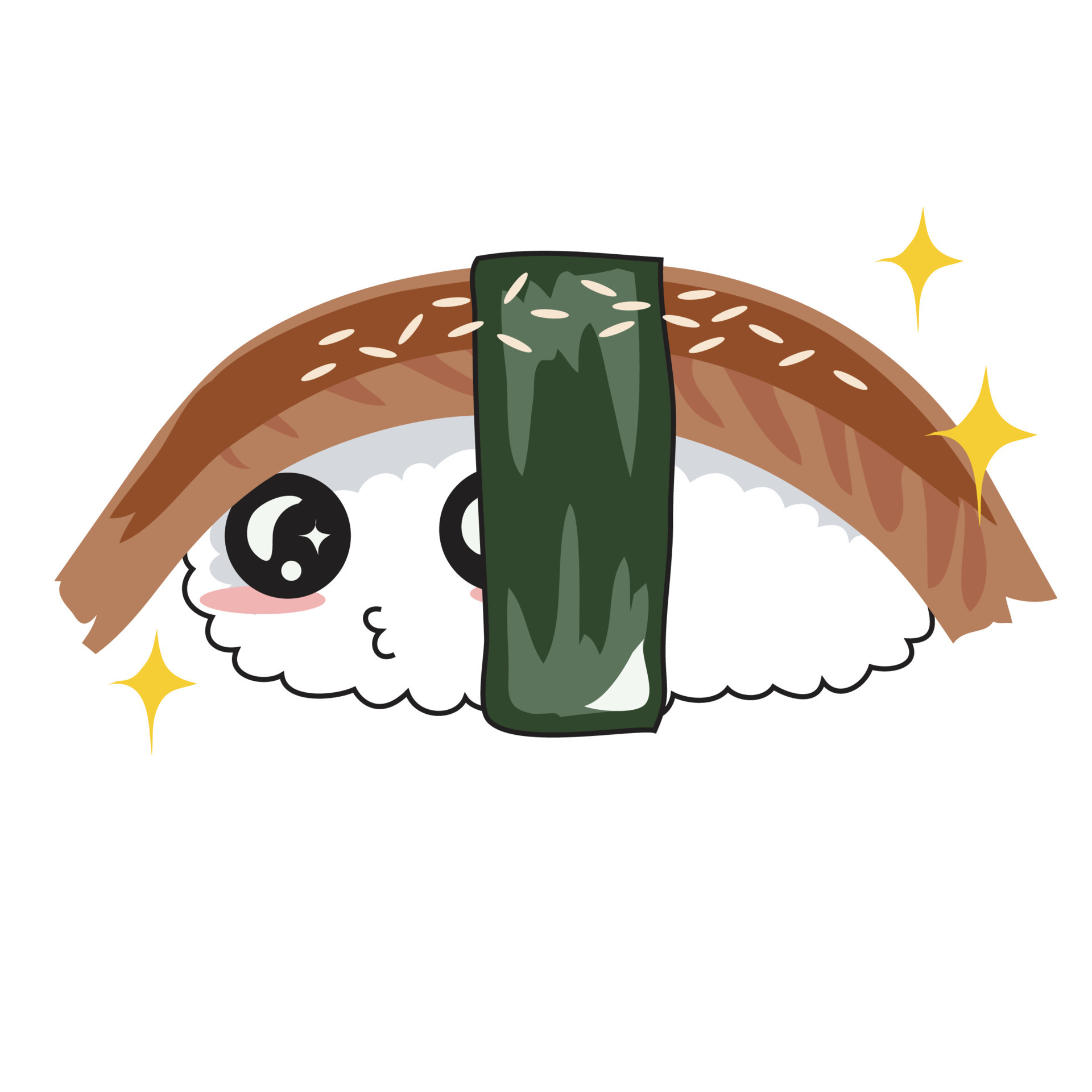 fofa japonês Comida em branco fundo para crianças moda obras de arte,  crianças livros, convites, cumprimento cartões, emoji, têxtil, rede,  imprimir. kawaii desenho animado vetor ilustração. vetor arquivo. 20023898  Vetor no Vecteezy