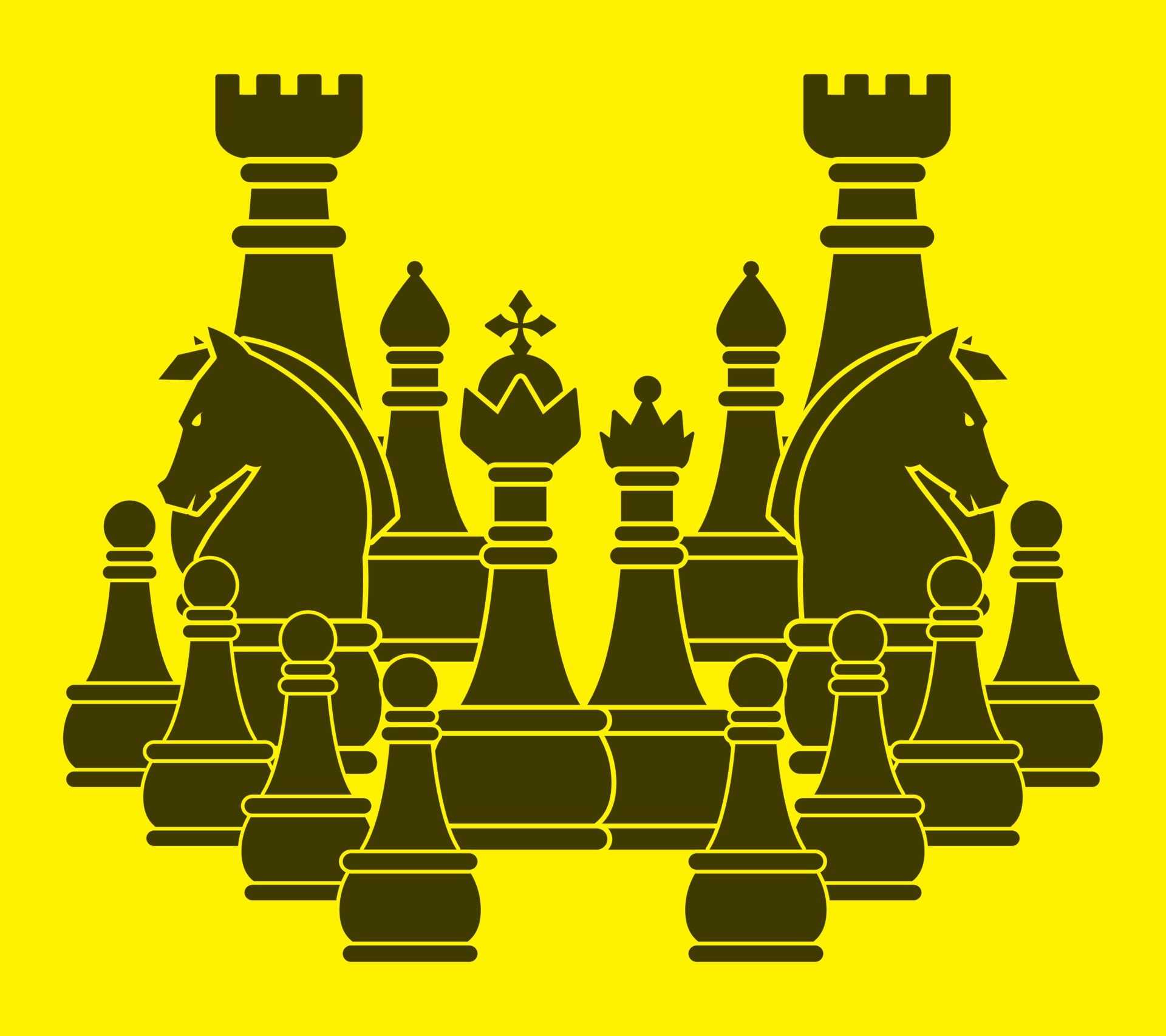 silhueta de figuras de peças de xadrez 4791192 Vetor no Vecteezy