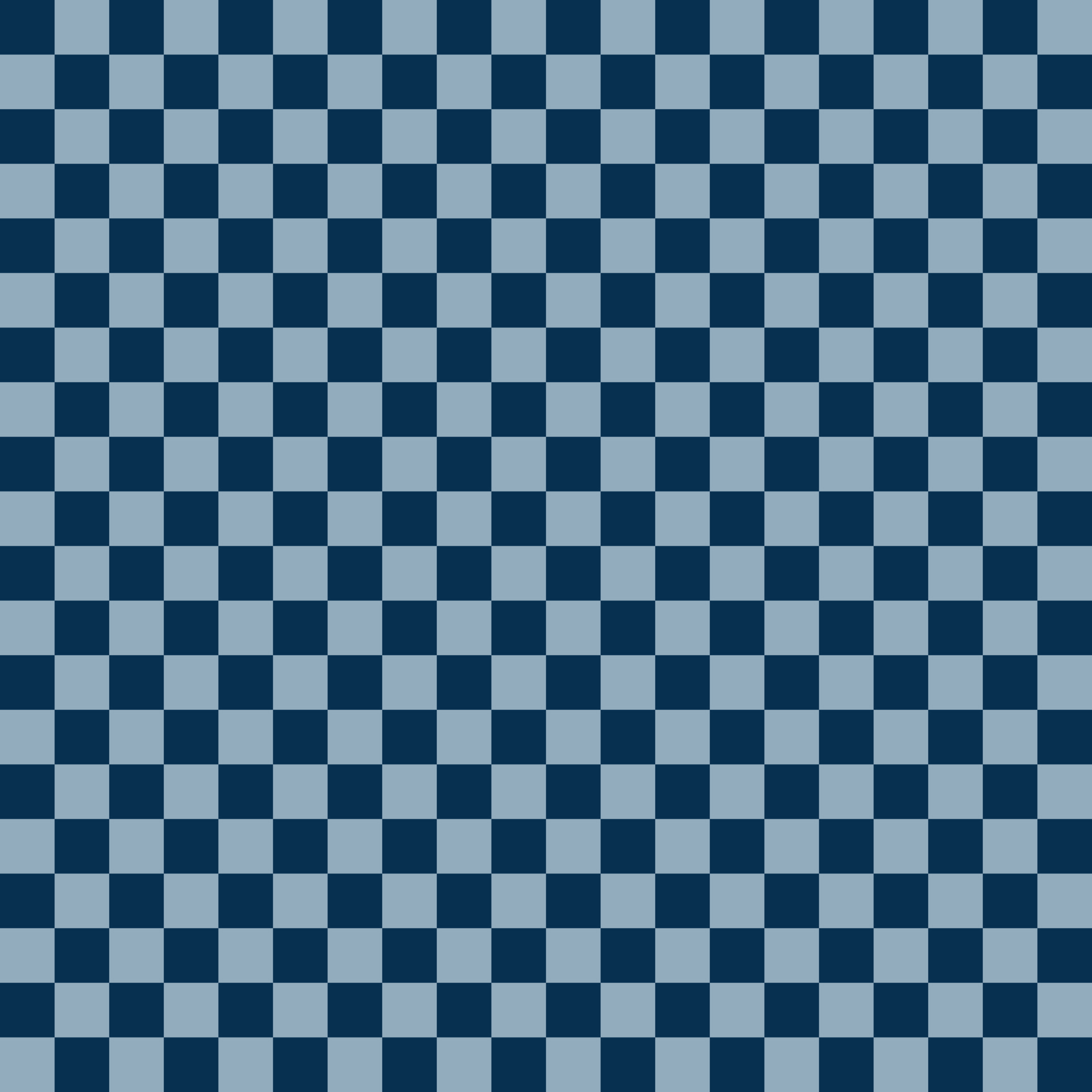 Papel de parede xadrez azul com um quadrado branco no meio